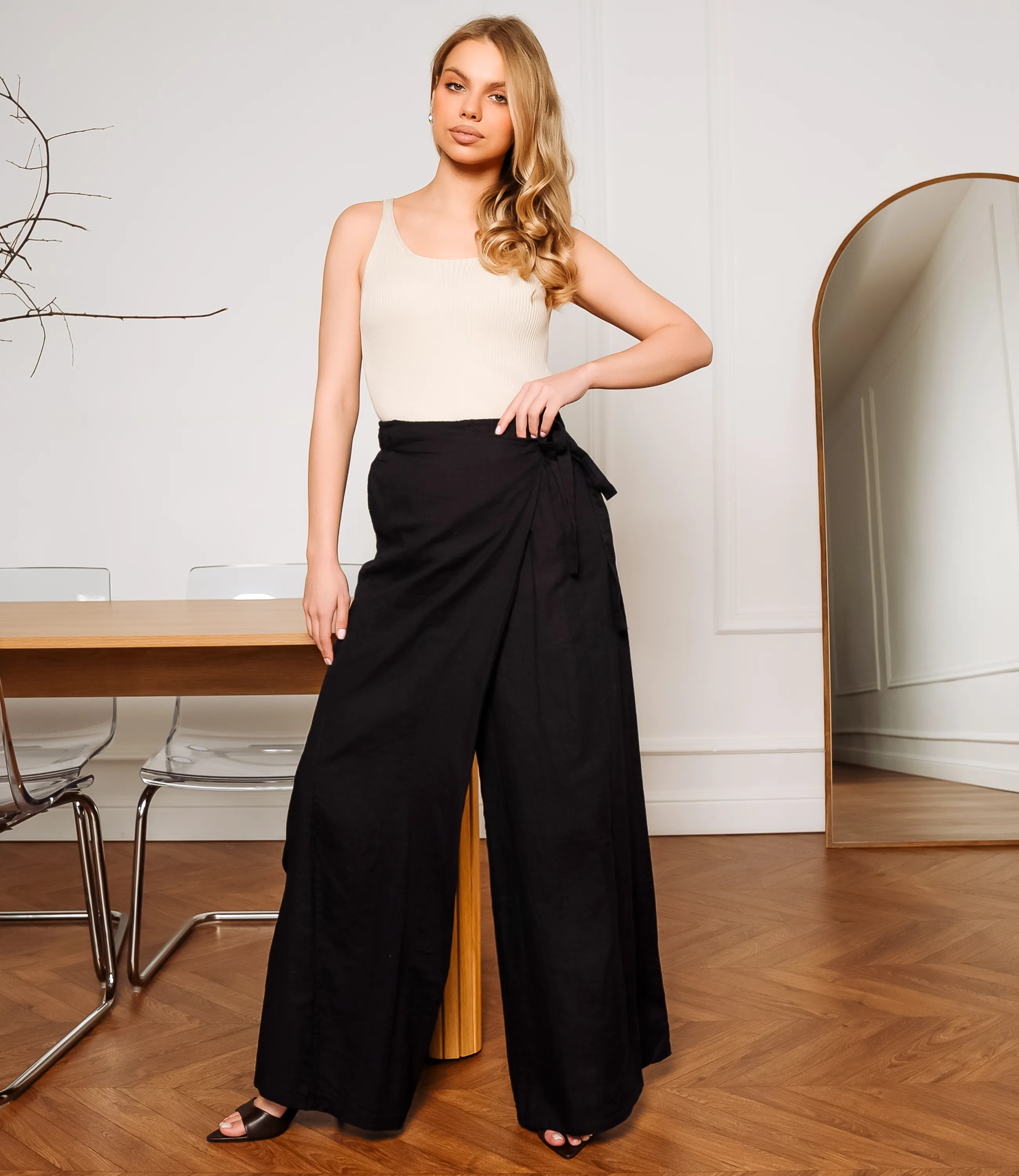 Брюки #КТ88693, чёрный - фото 1