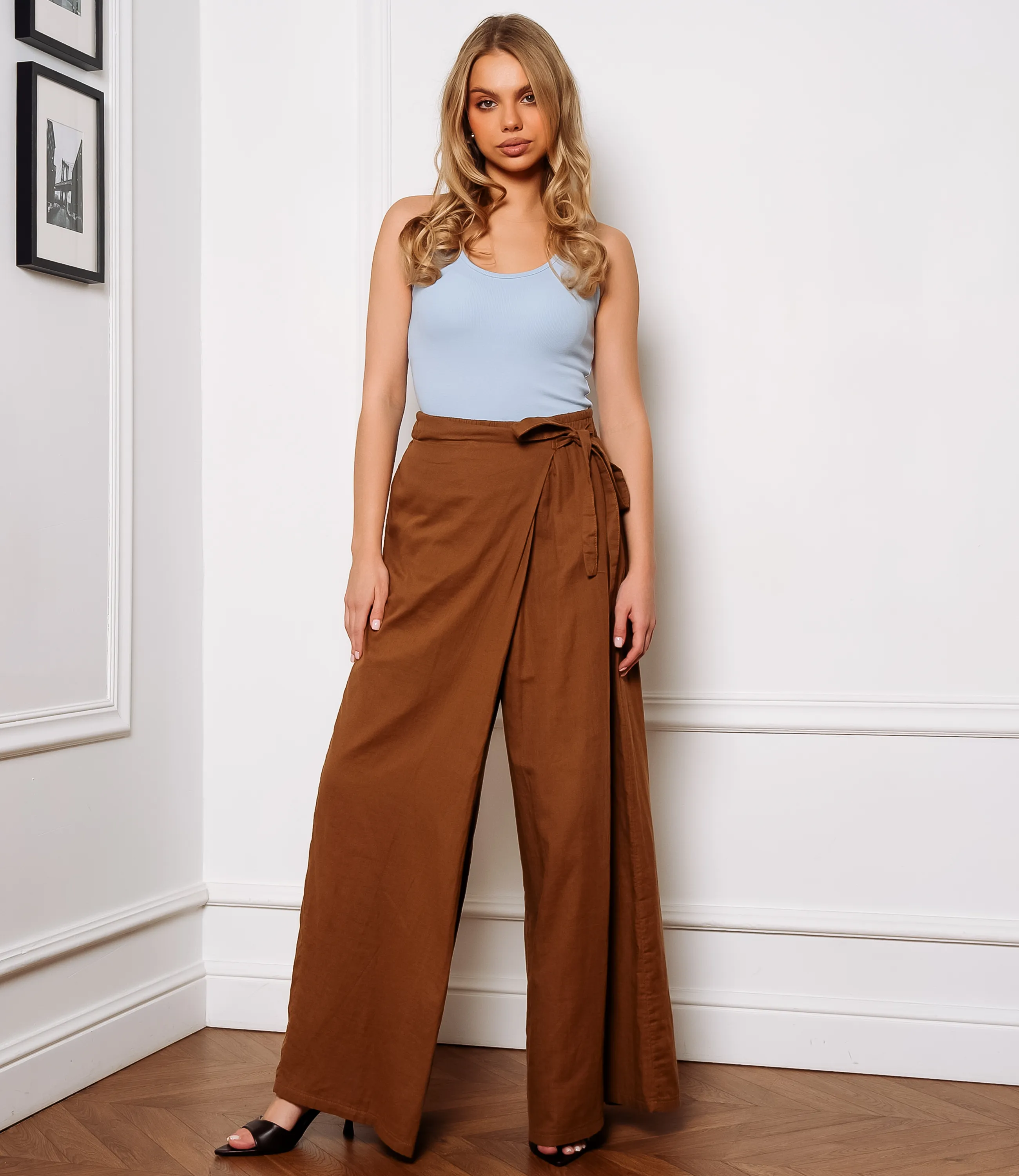 Брюки #КТ88693, коричневый - фото 1