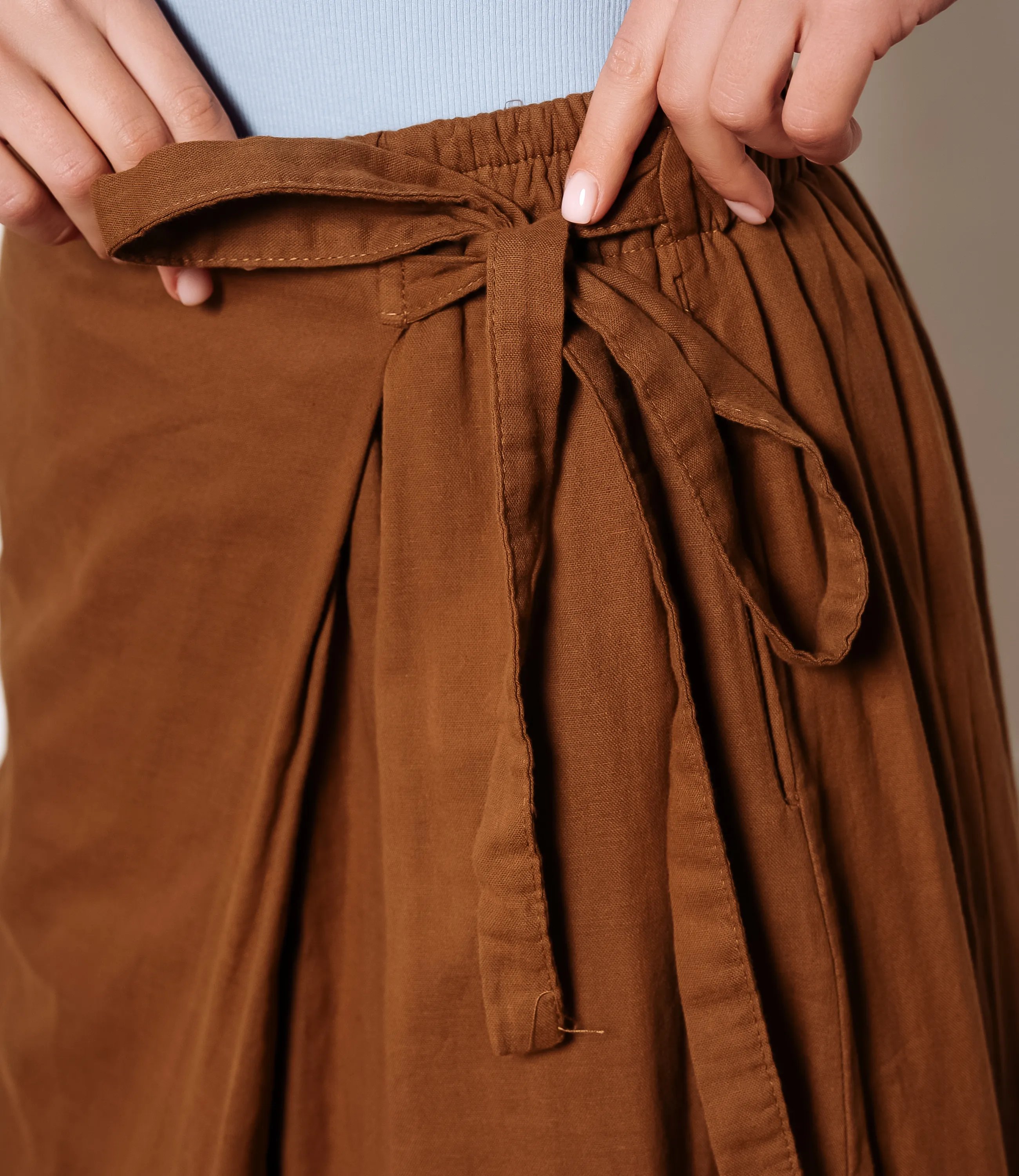 Брюки #КТ88693, коричневый - фото 5