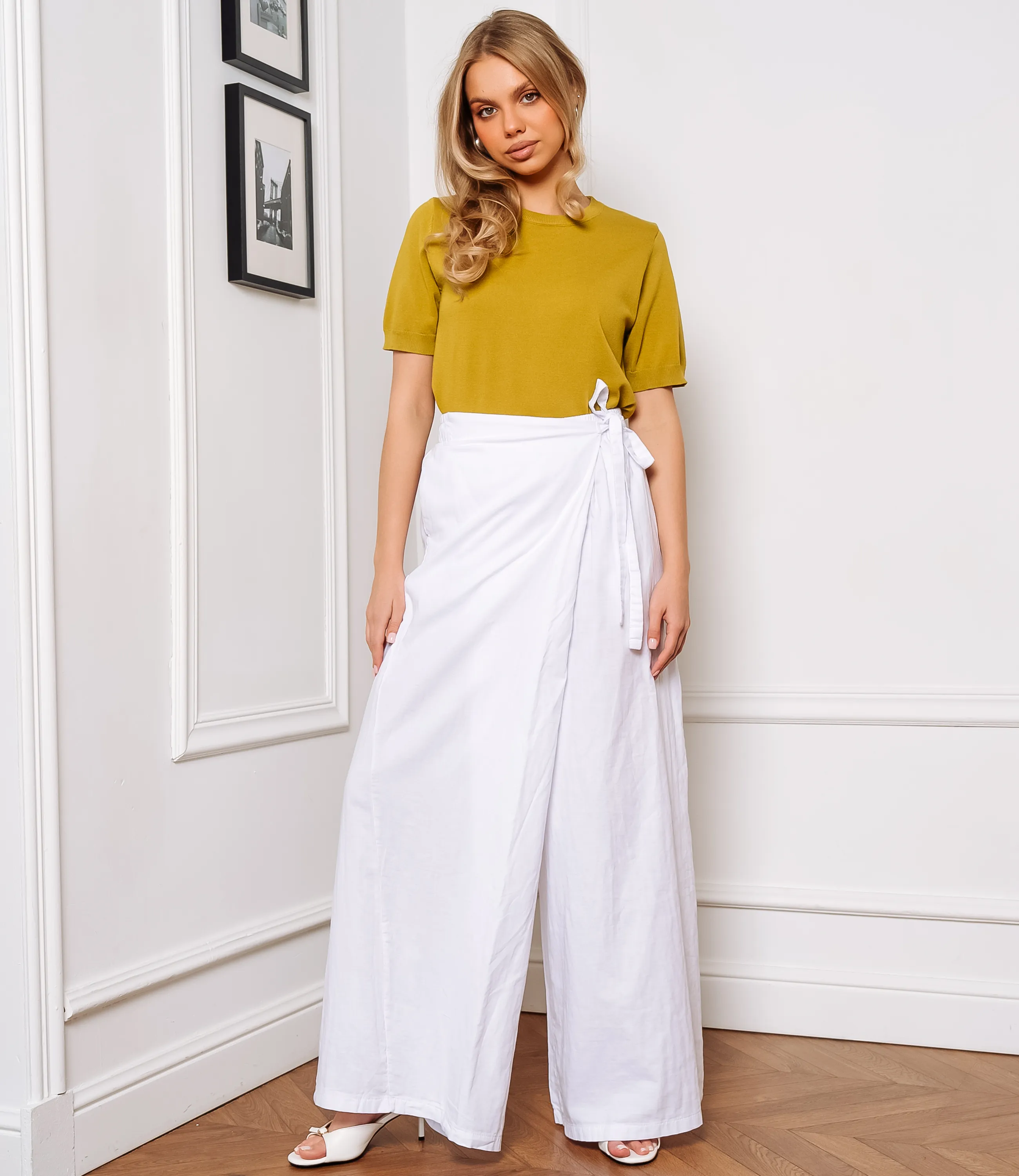 Брюки #КТ88693, белый - фото 1