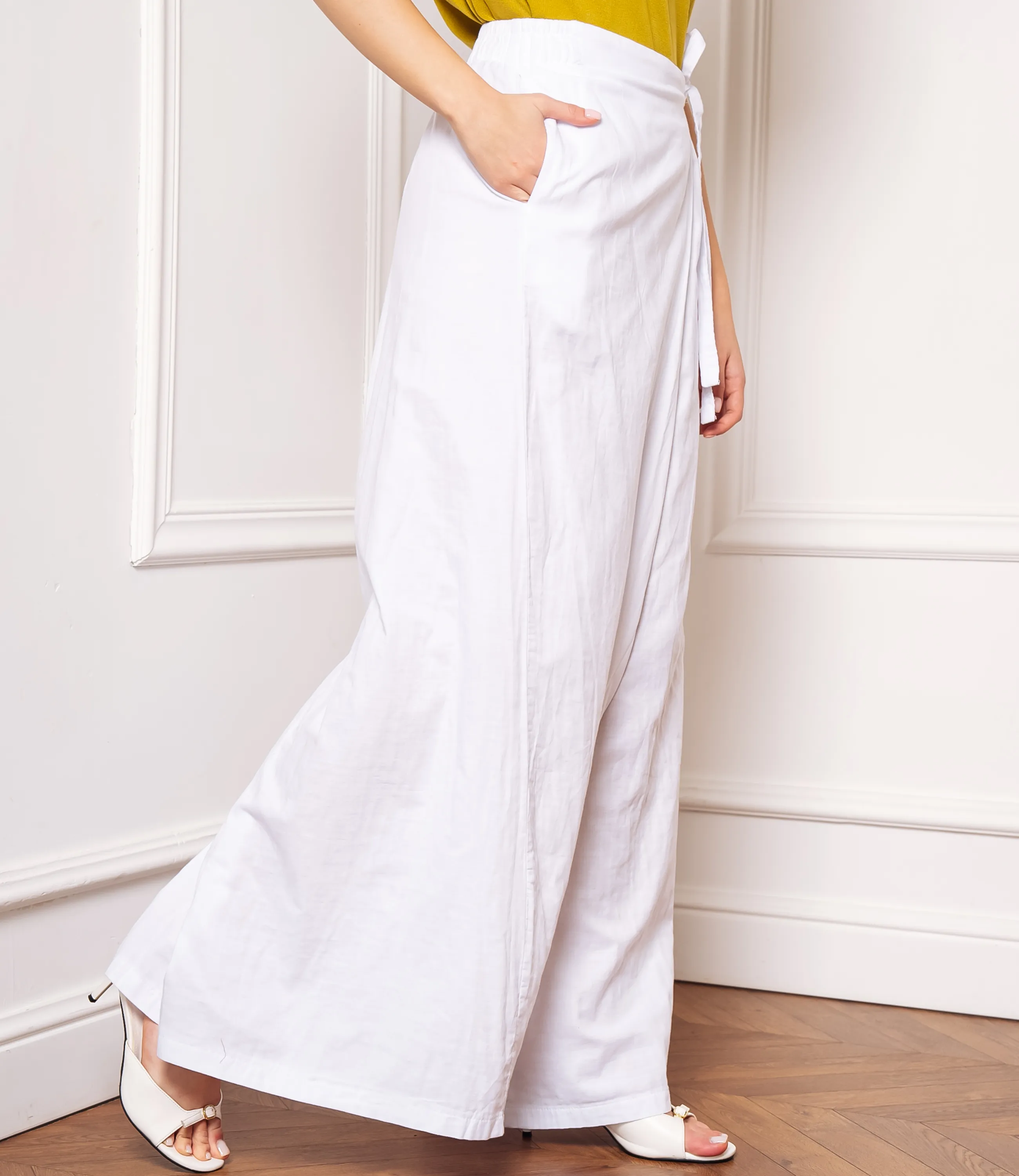 Брюки #КТ88693, белый - фото 3