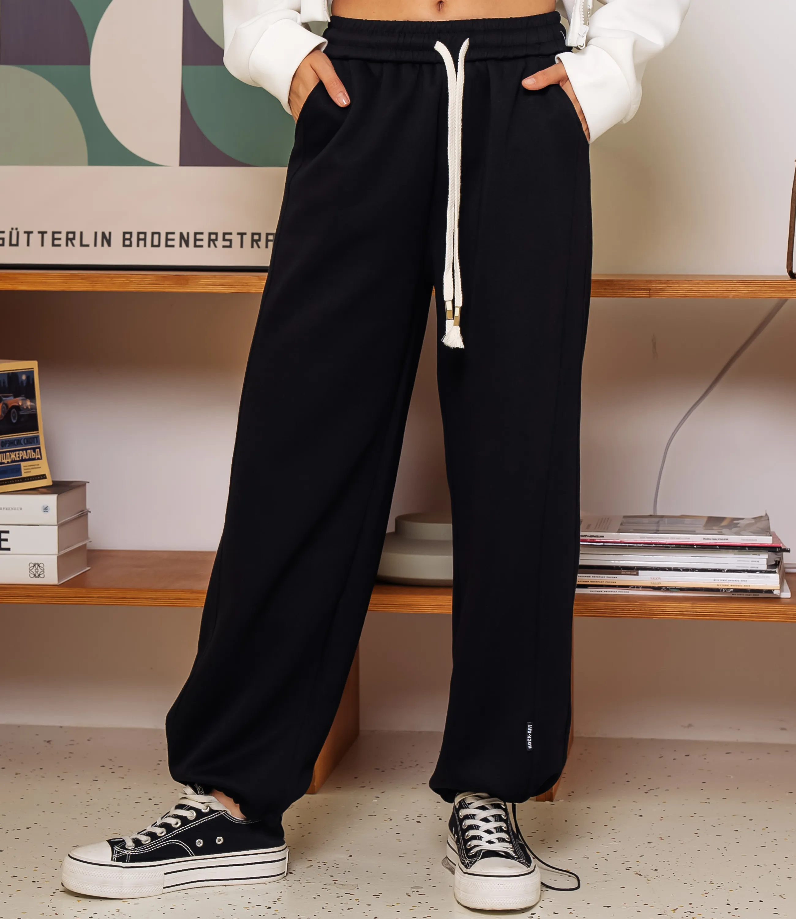 Спортивные Брюки #КТ5911 (1), чёрный - фото 2