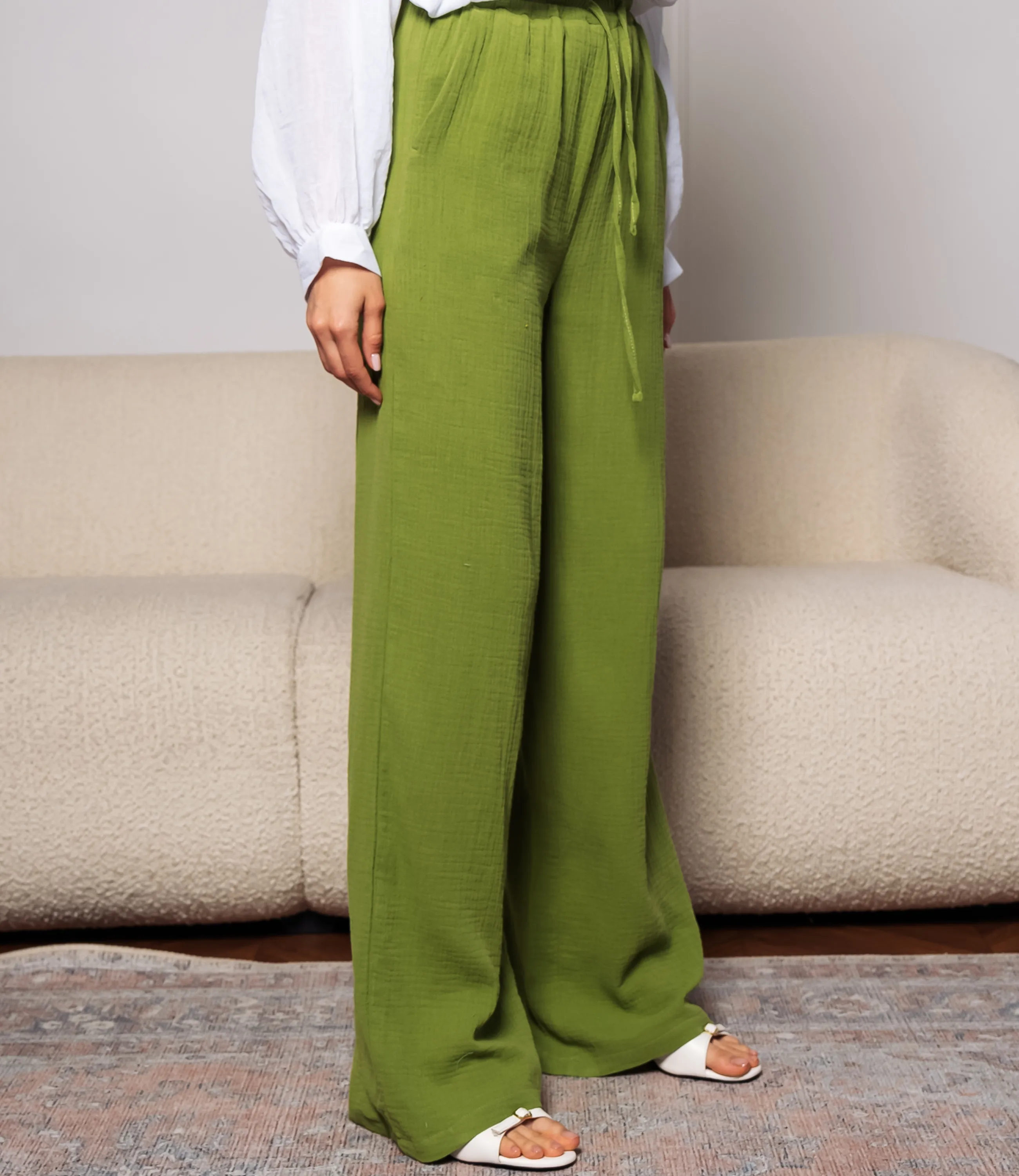 Брюки #ОКТ265001, салатовый - фото 3