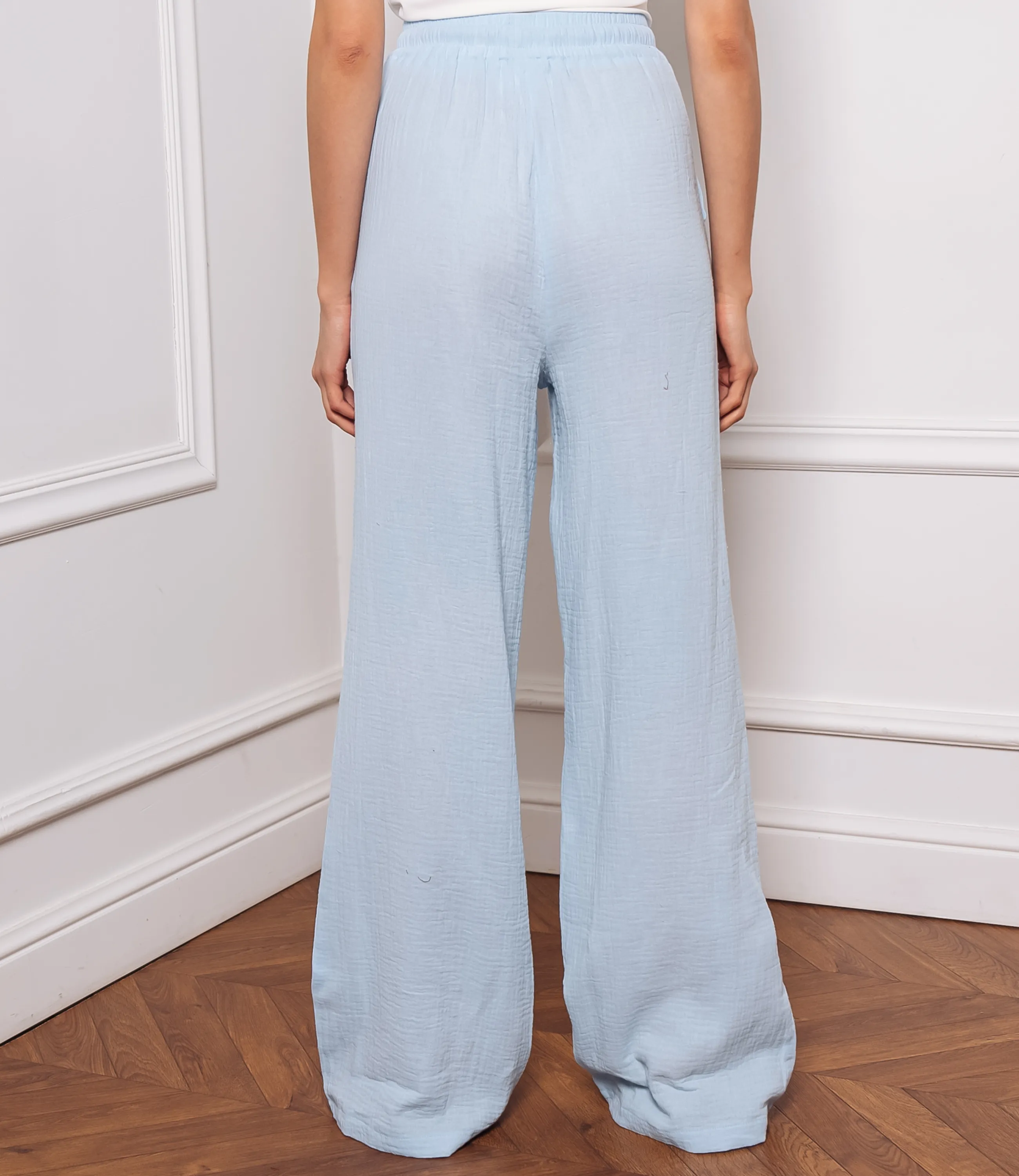 Брюки #ОКТ265001, голубой - фото 4
