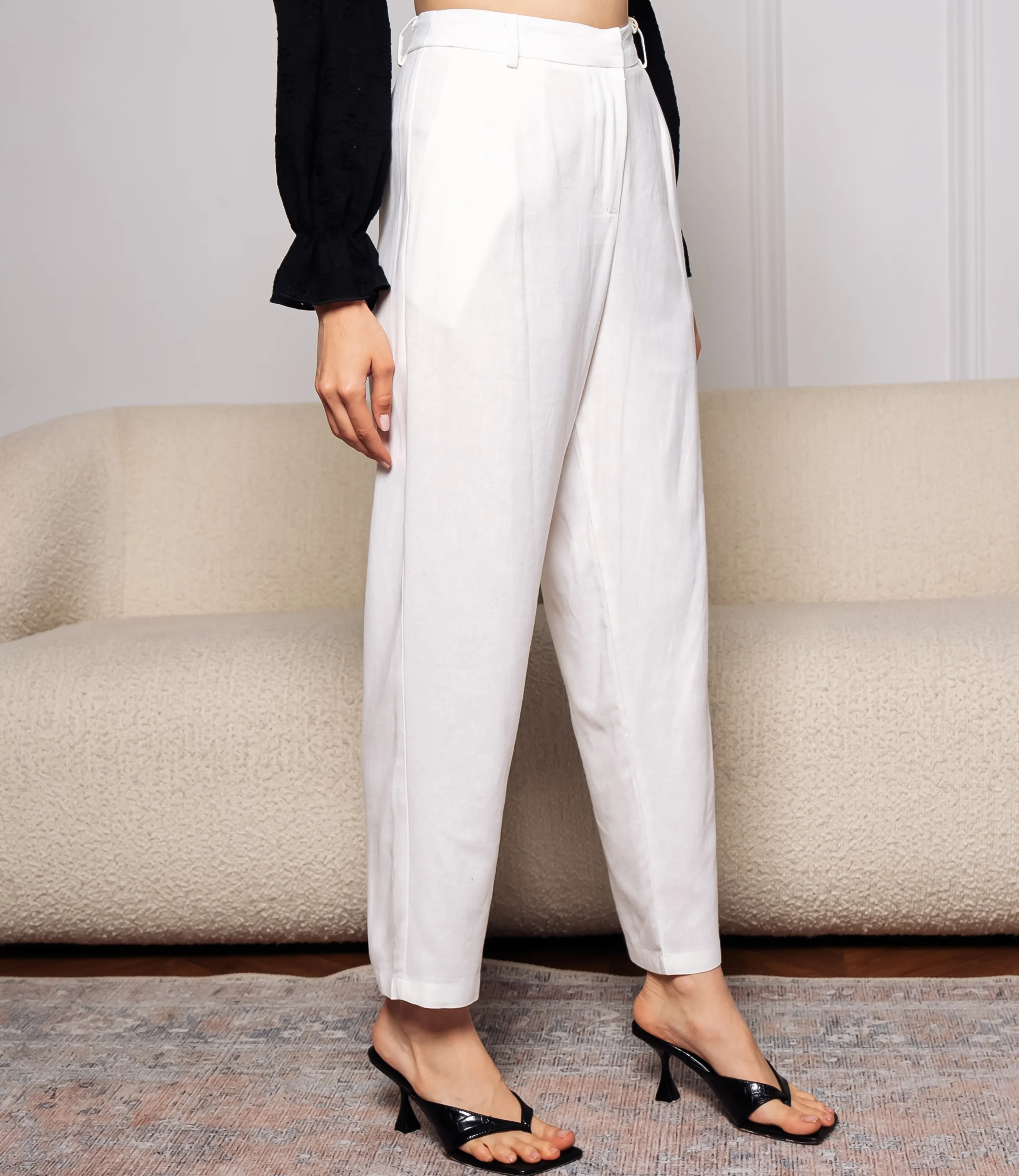 Брюки #ОКТ215007, белый - фото 3