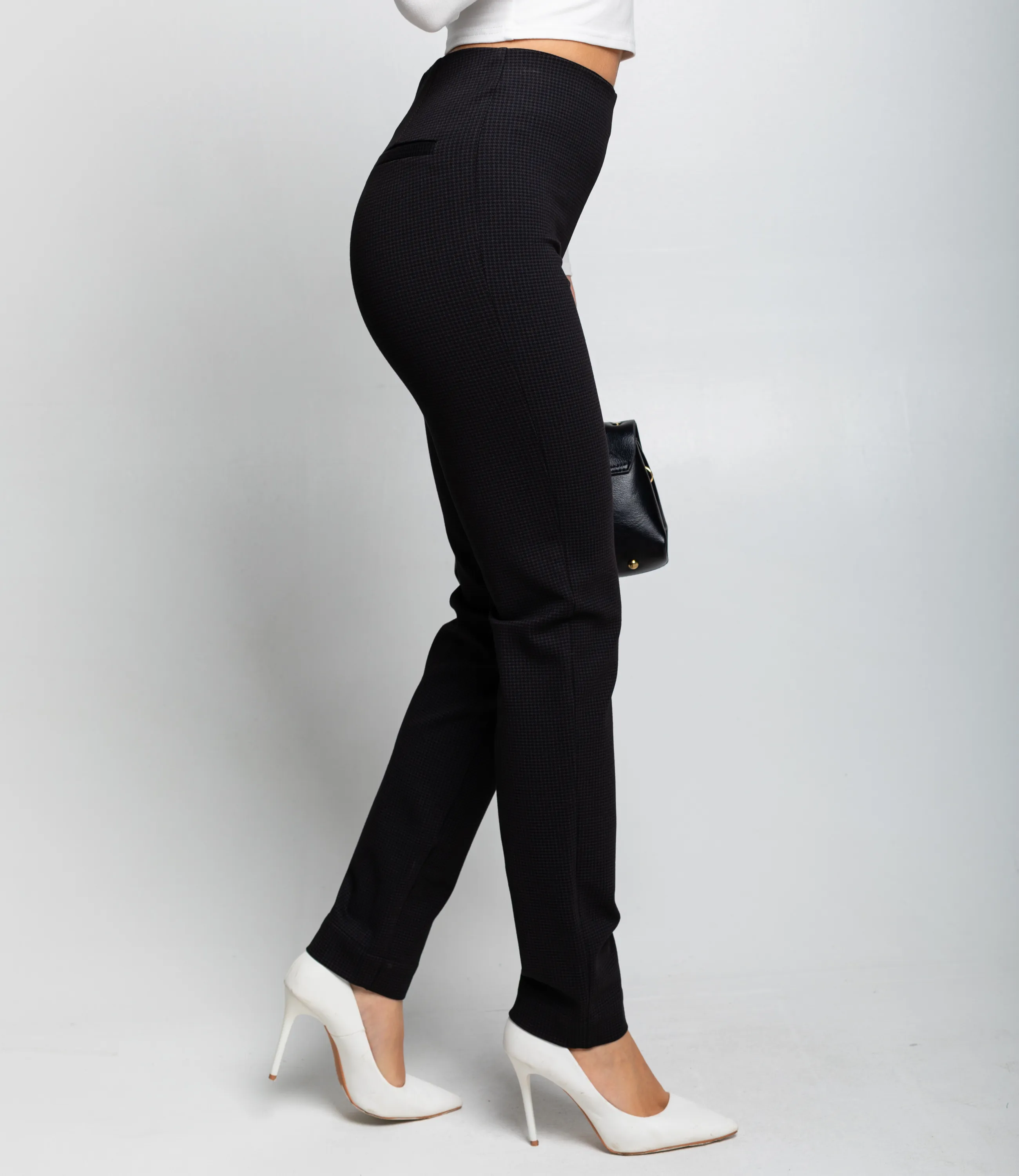 Брюки #4В2308, мелкий гленчек - фото 3