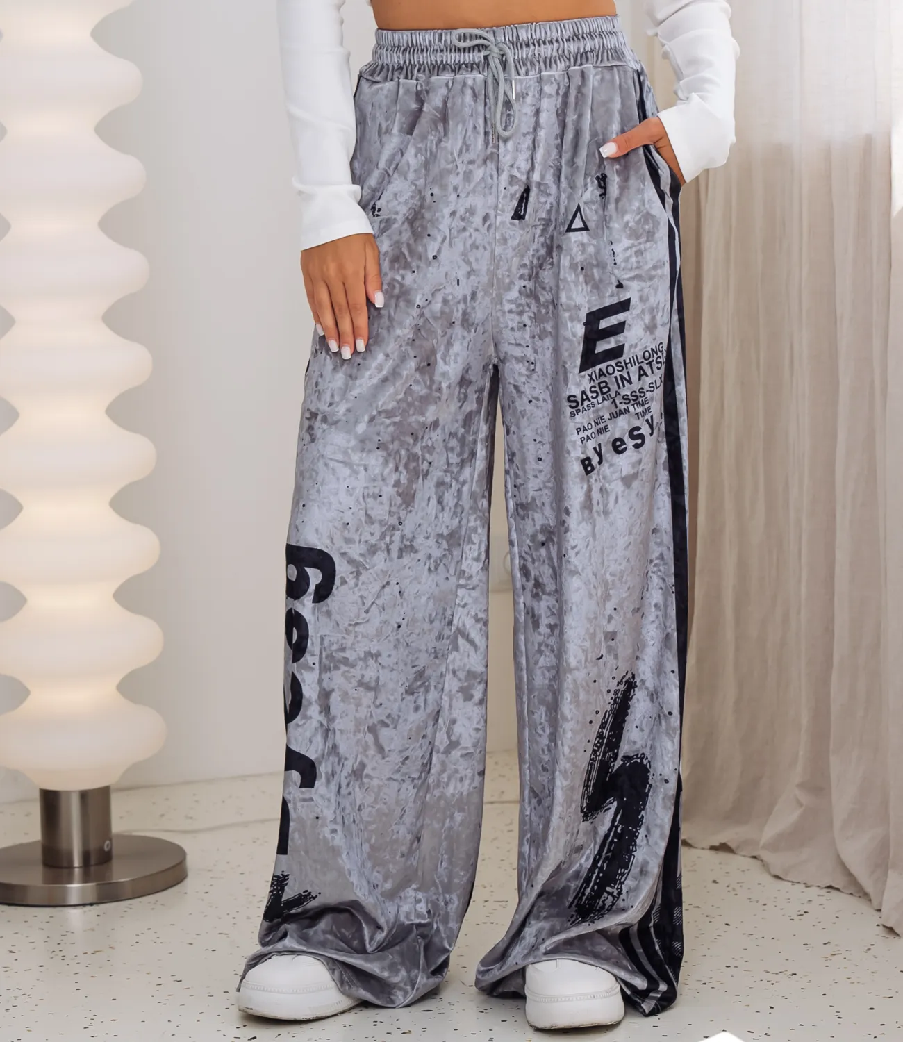 Спортивные брюки #КТ101 (10), серый - фото 2