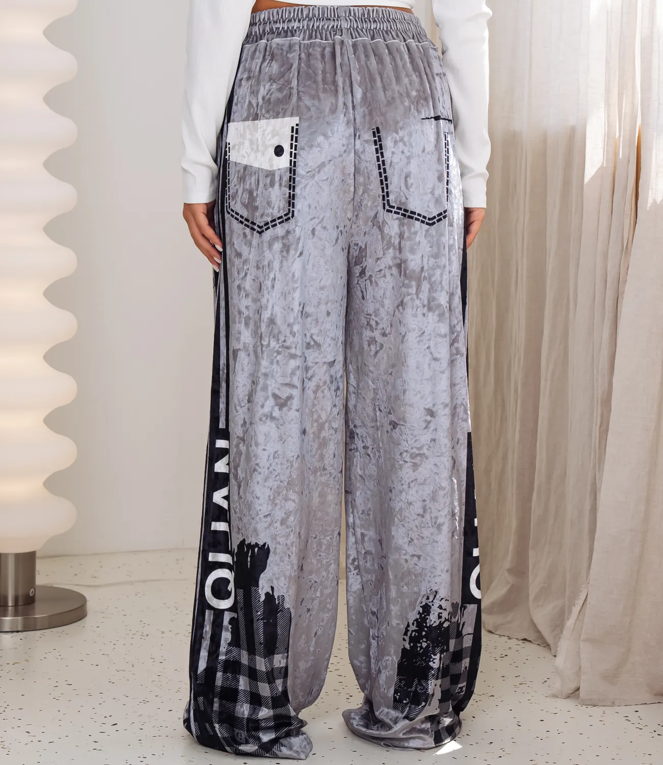 Спортивные брюки #КТ101 (10), серый - фото 5