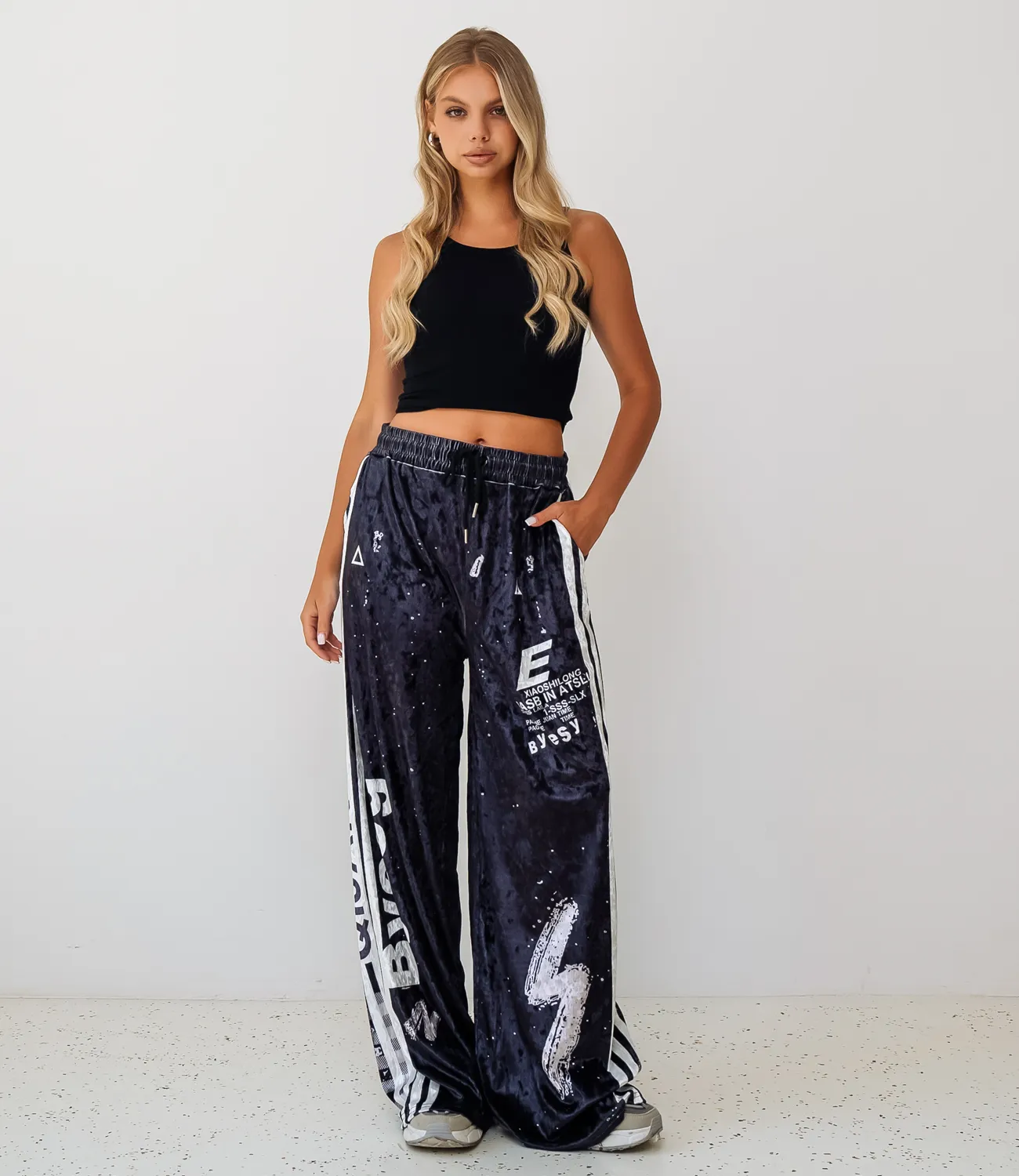 Спортивные брюки #КТ101 (10), чёрный - фото 1