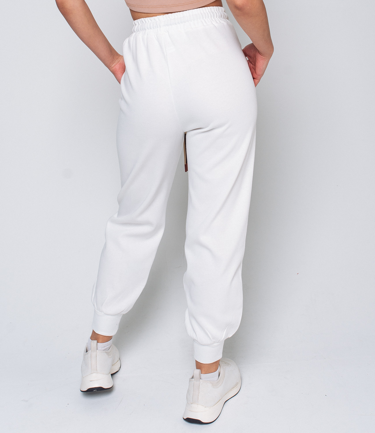 Спортивные брюки #КТ8523 (1), белый - фото 4