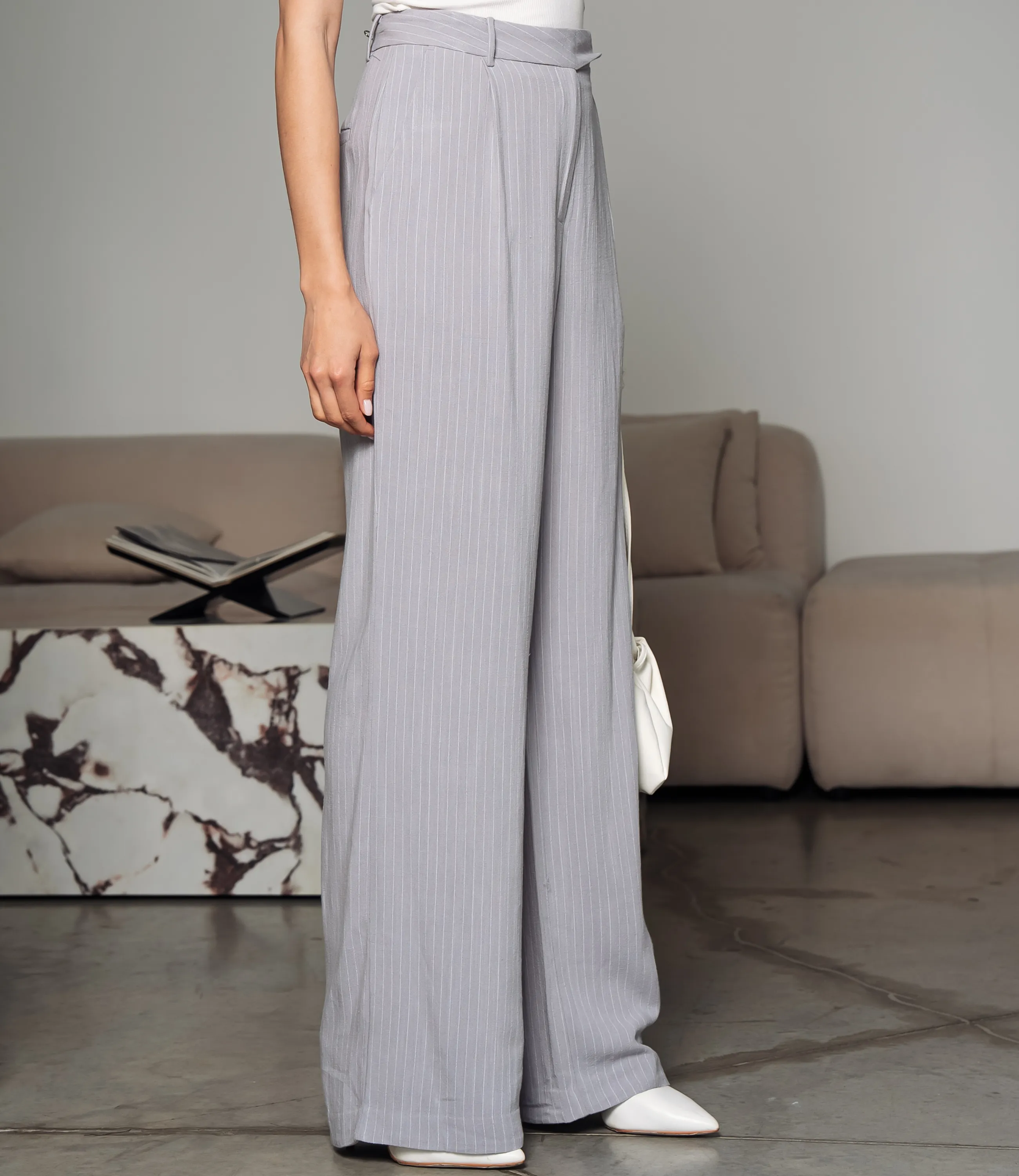 Брюки #ОКТ245001, серый - фото 3