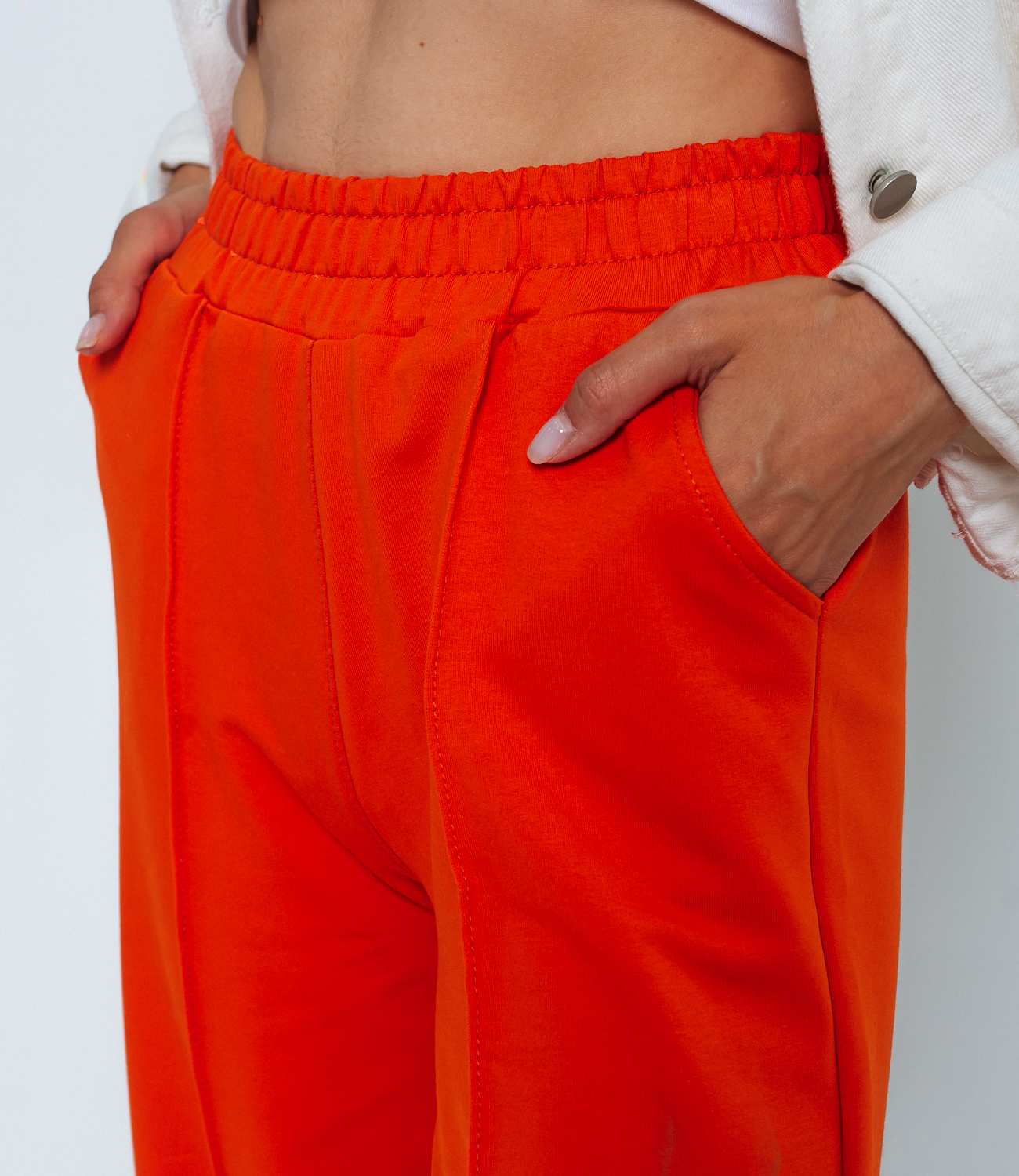 Спортивные брюки #БШ1596-1, оранжевый - фото 5