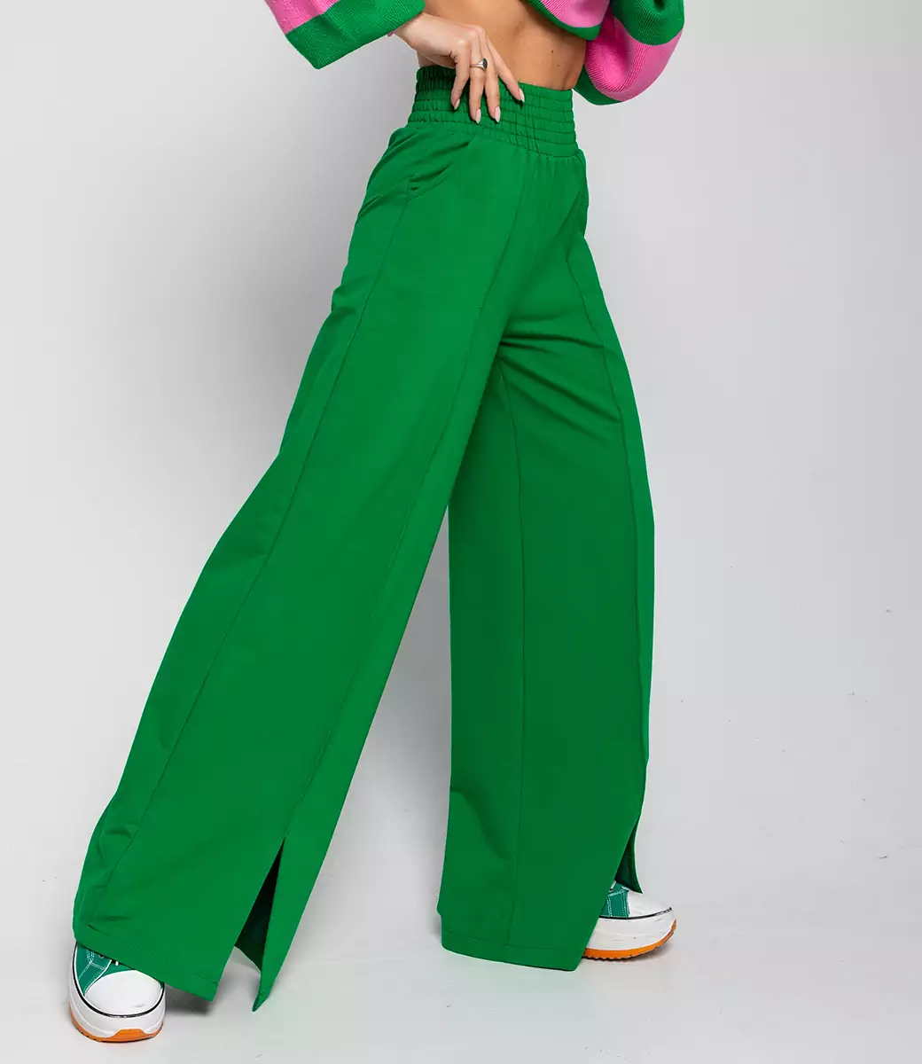 Спортивные брюки #ОБШ1726, зеленый - фото 3