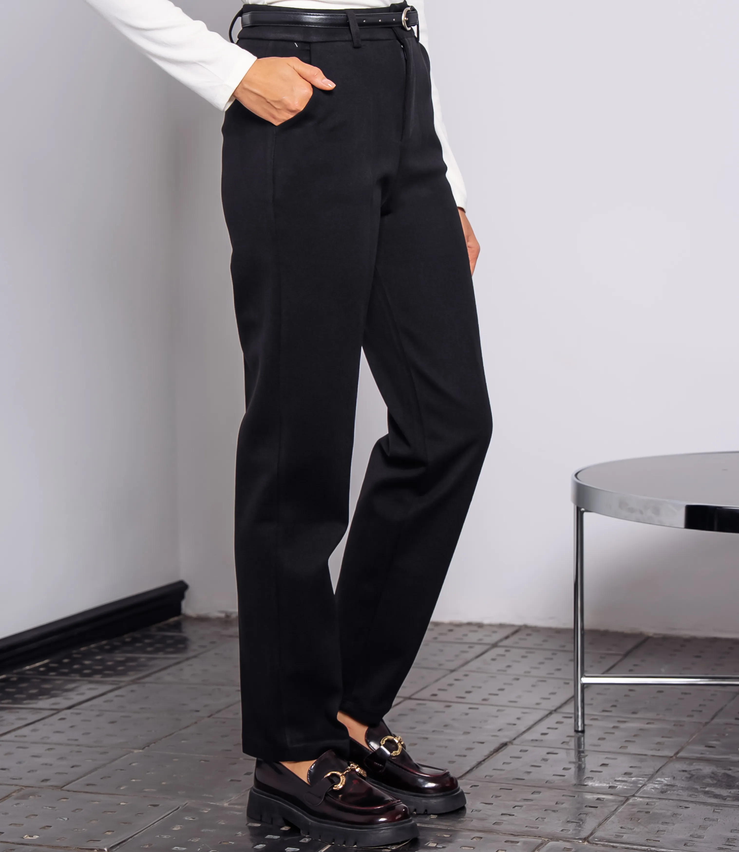 Брюки #КТ8840, чёрный - фото 3