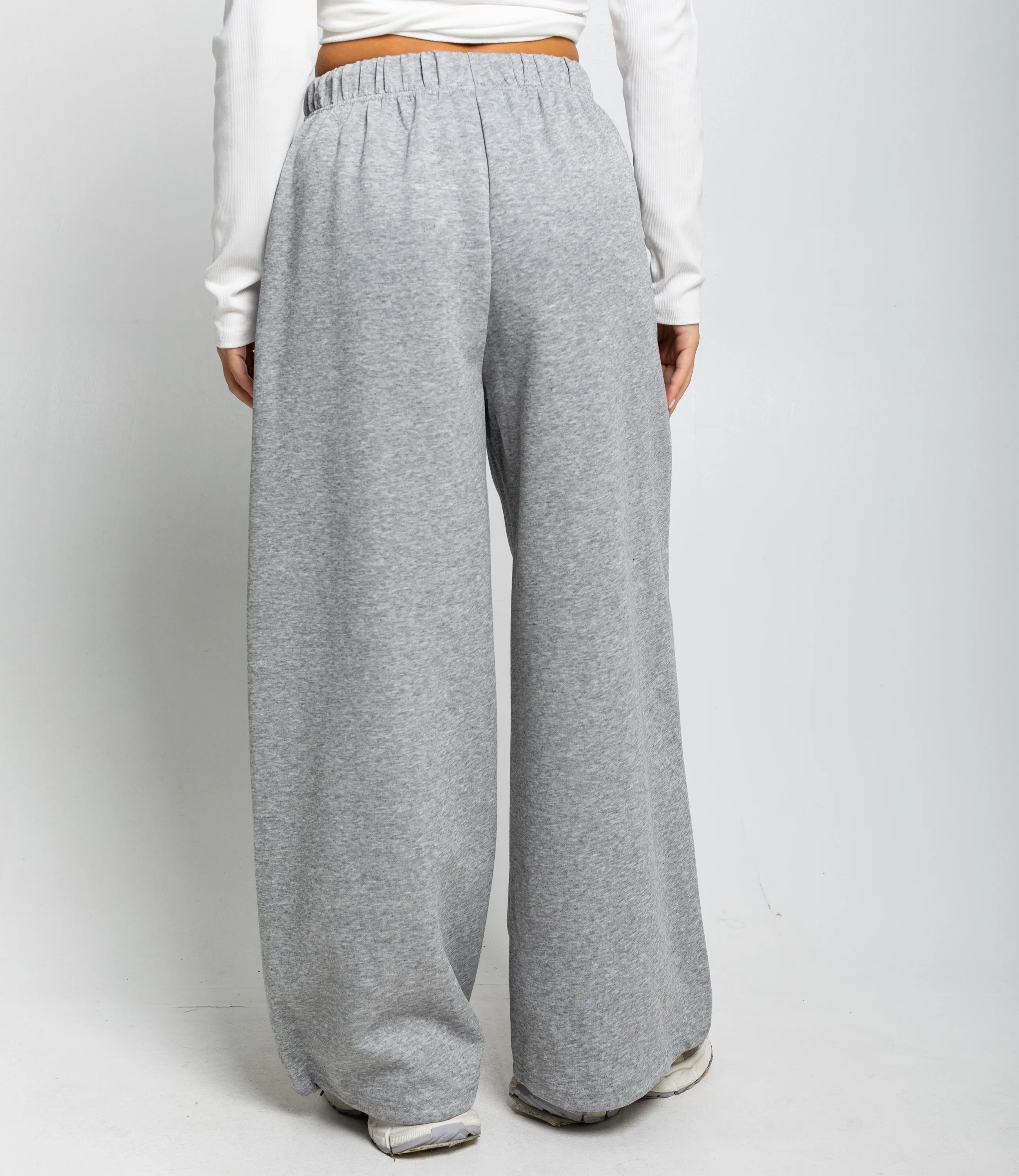 Спортивные брюки #КТ8012 (4), серый меланж - фото 4