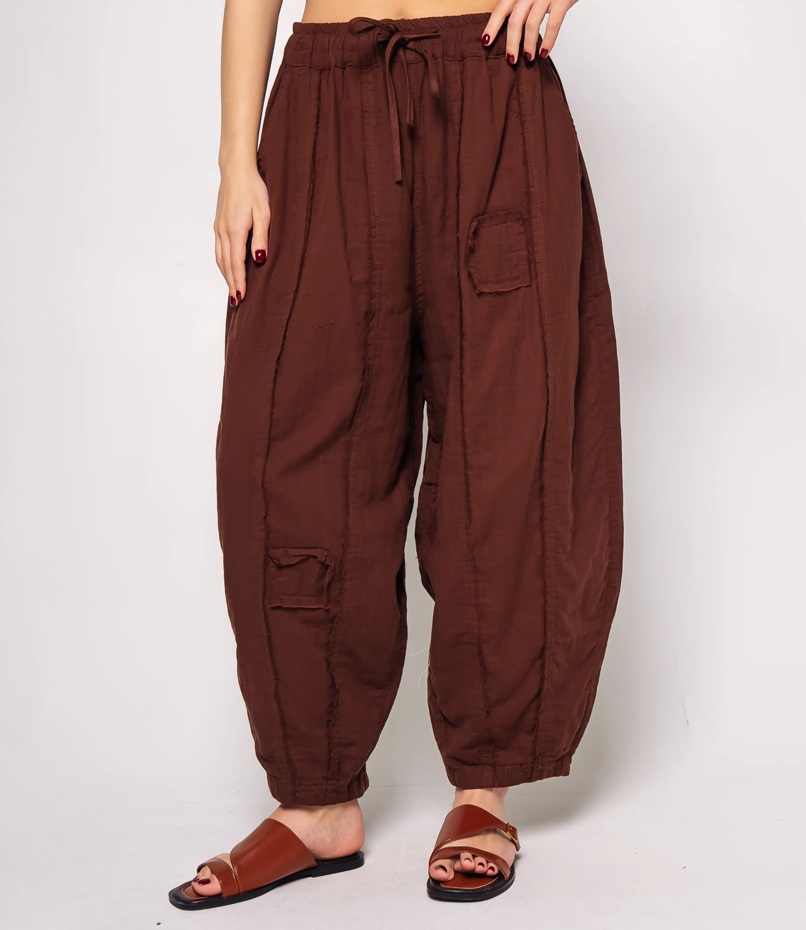 Брюки #КТ2156 (1), шоколадный - фото 2