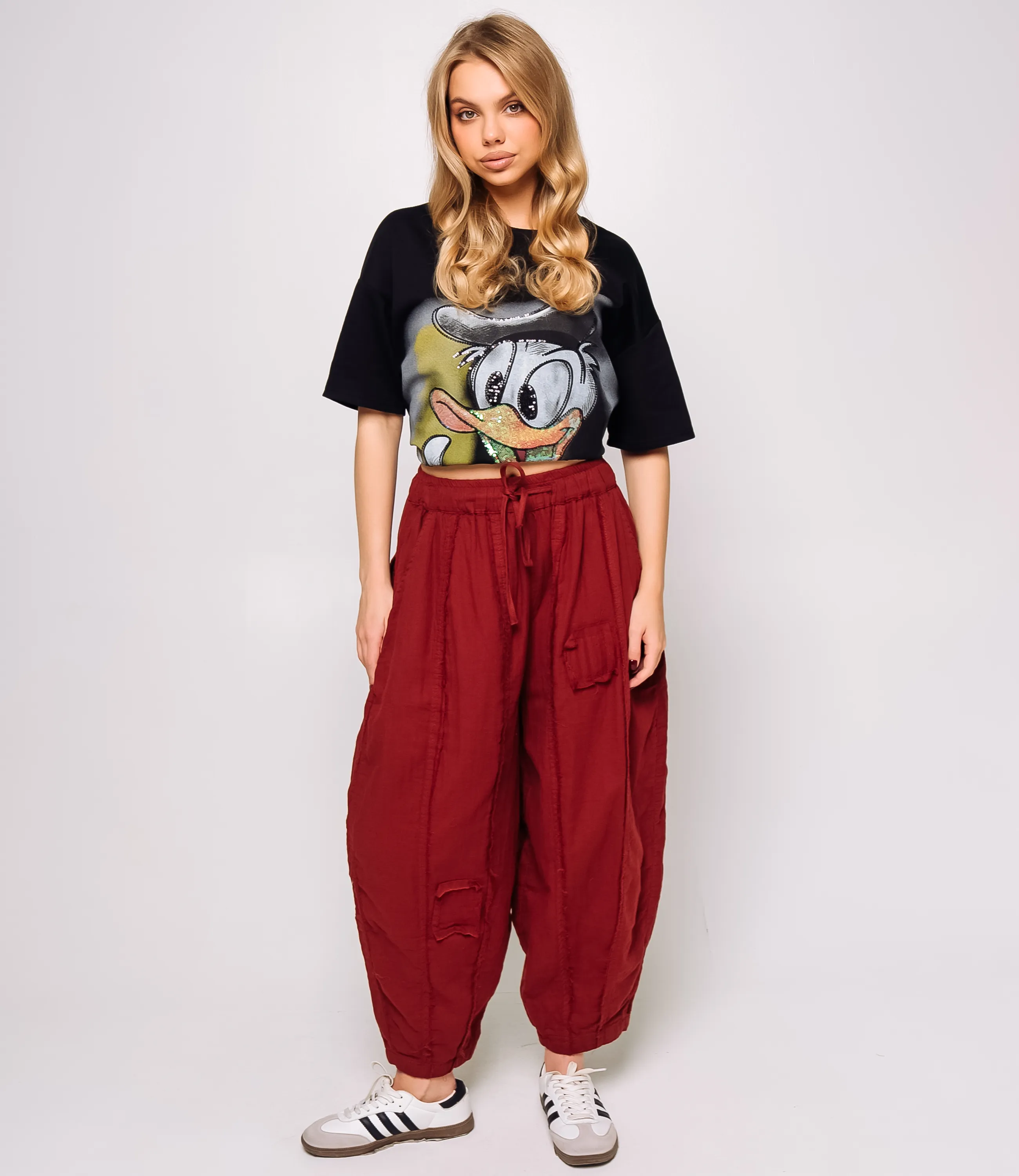 Брюки #КТ2156 (1), терракотовый - фото 1