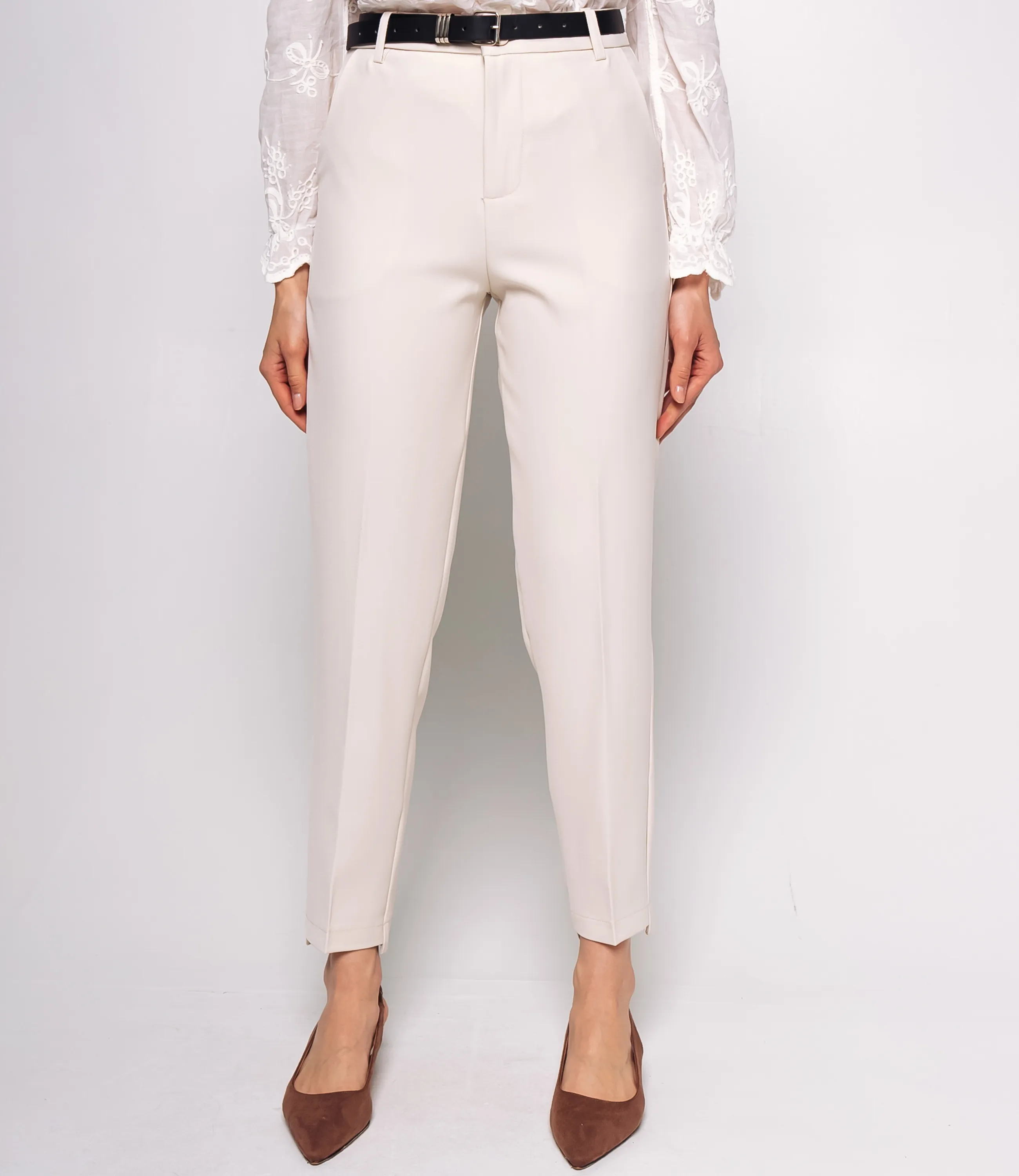 Брюки #КТ89121, светло-бежевый - фото 2