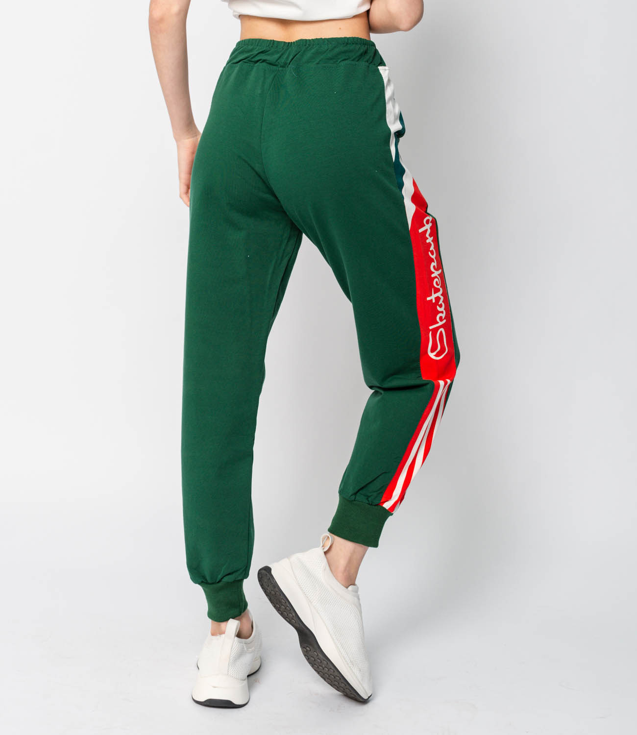 Спортивные брюки #613 (2), зелёный - фото 4