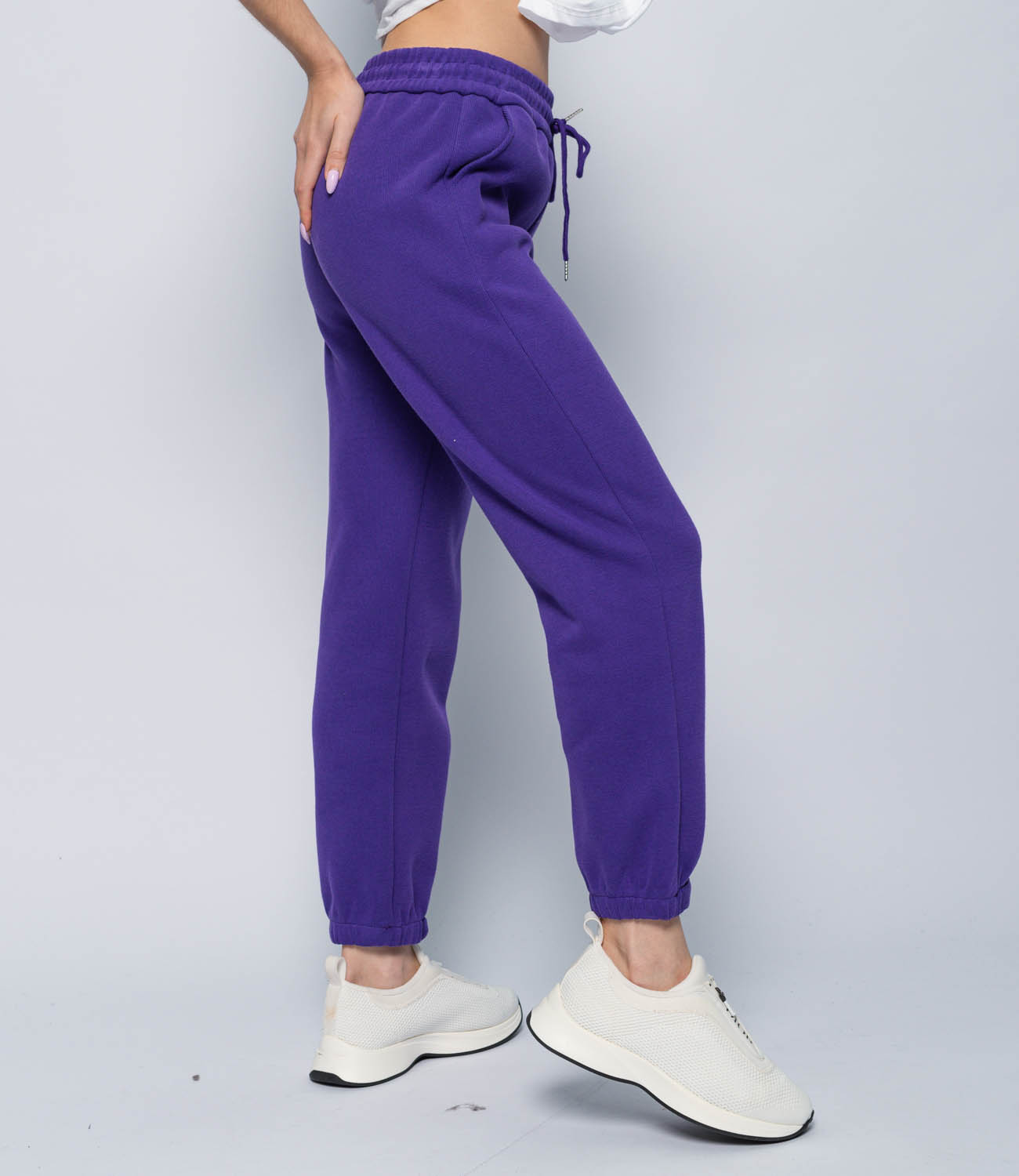 Спортивные брюки #КТ6713, фиолетовый - фото 3