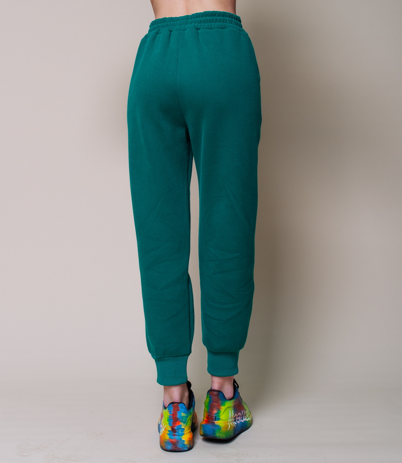 Спортивные брюки #КТ6662, зеленый - фото 3