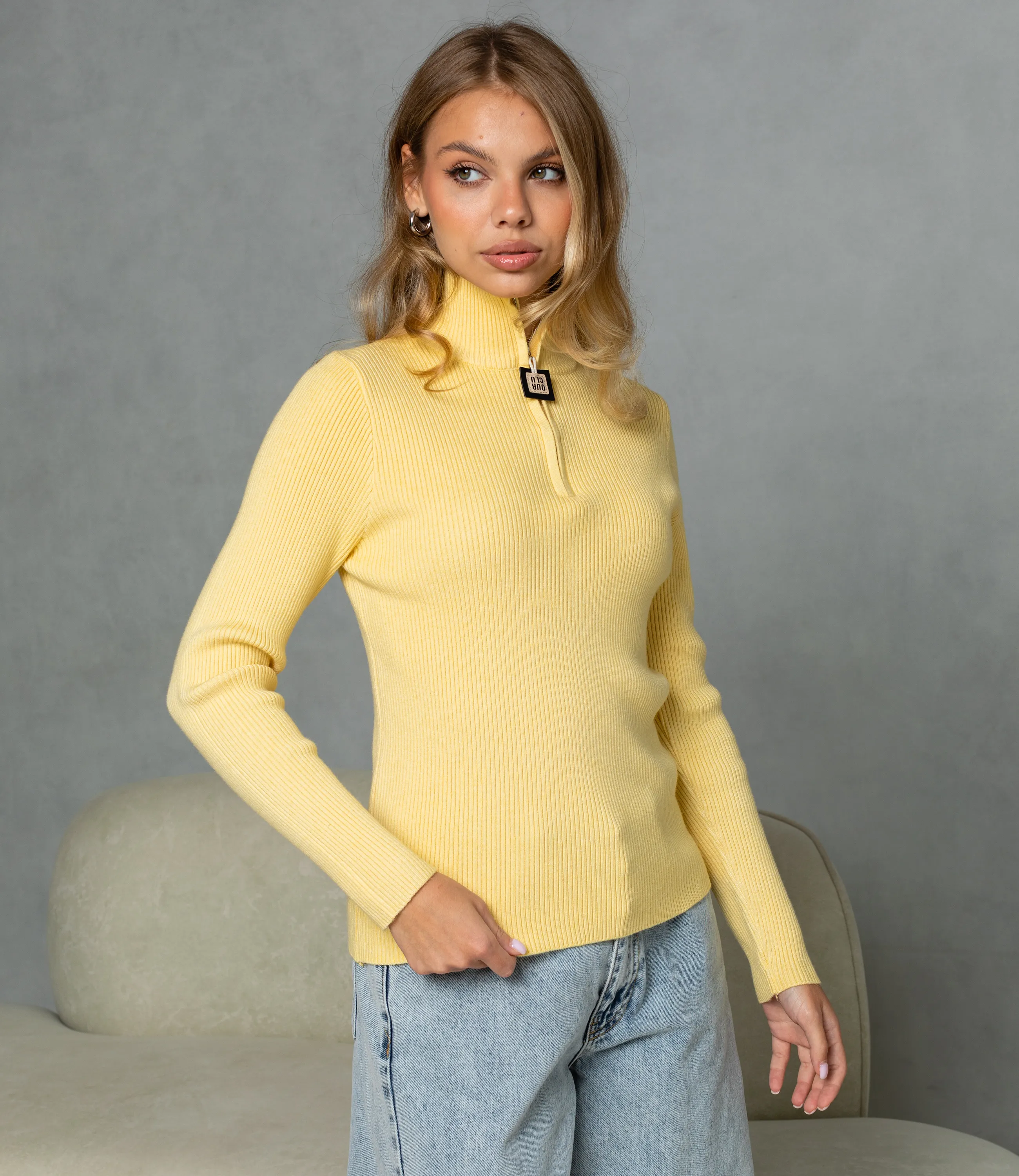 Джемпер #КТ033 (1), горчичный - фото 2