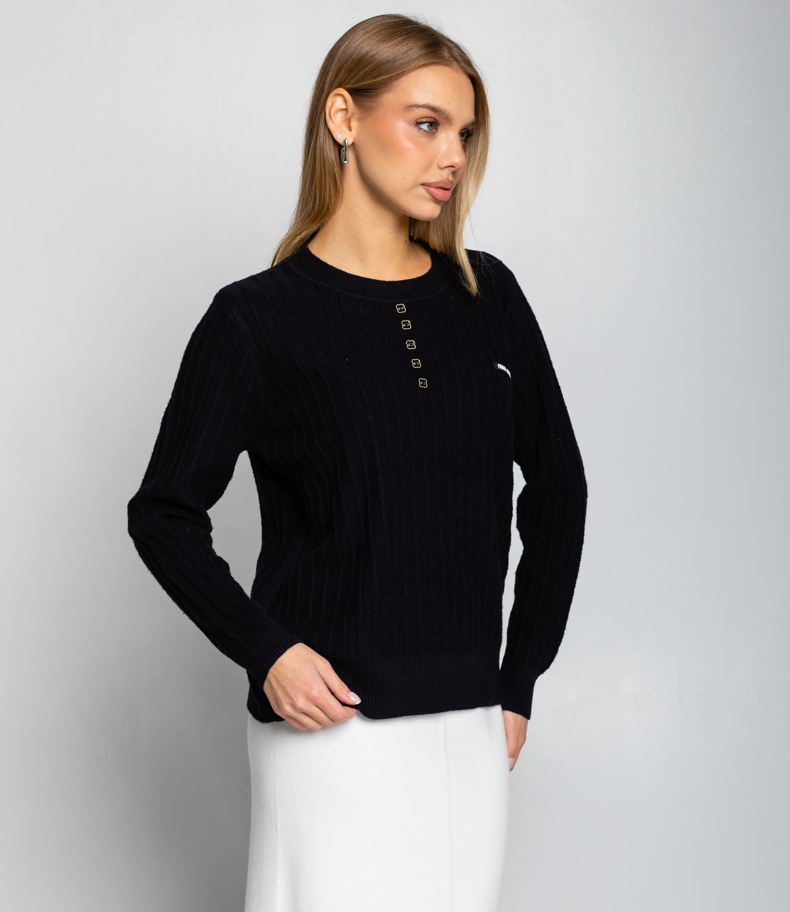 Джемпер #КТ8201 (5), чёрный - фото 2