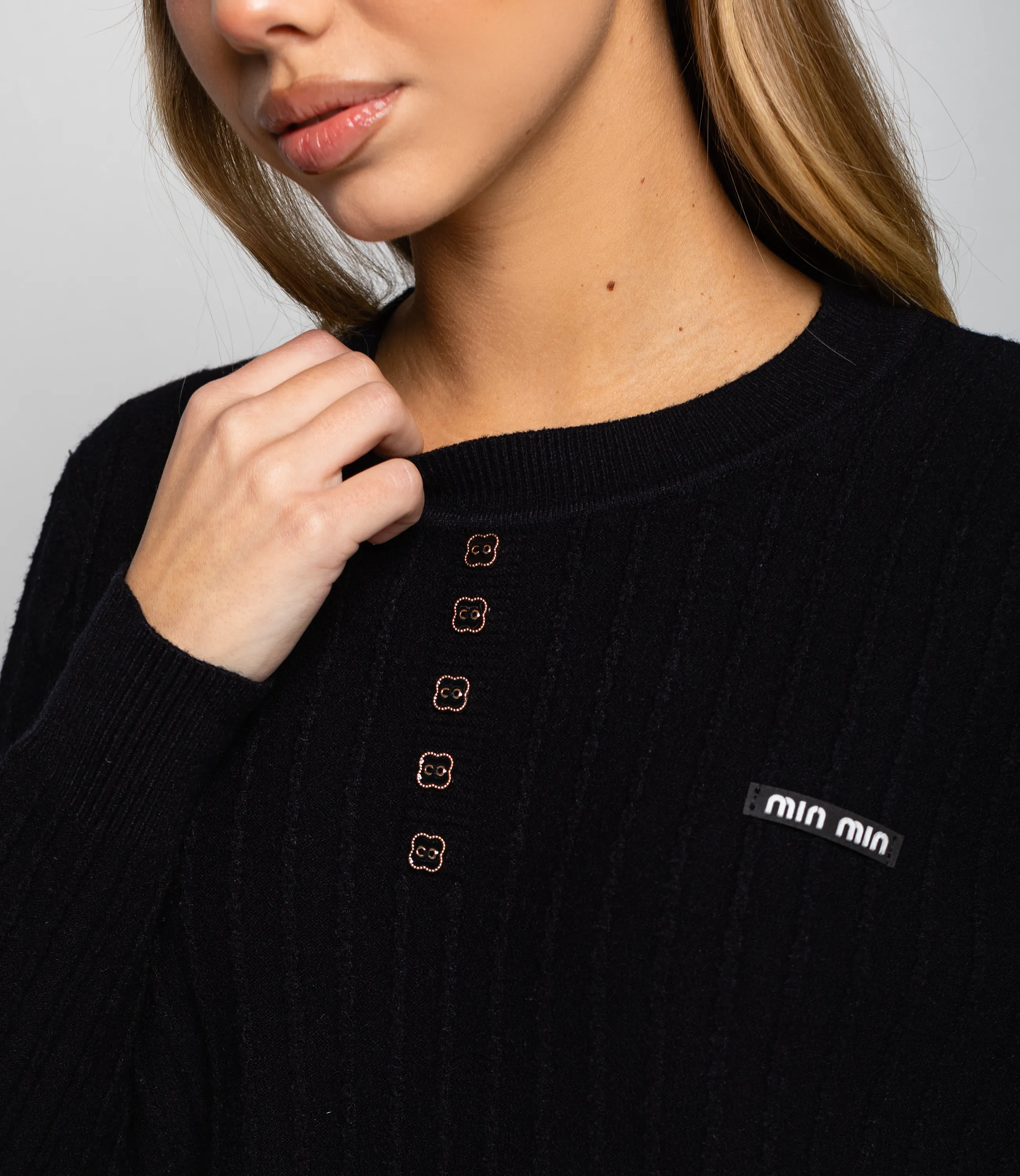 Джемпер #КТ8201 (5), чёрный - фото 5