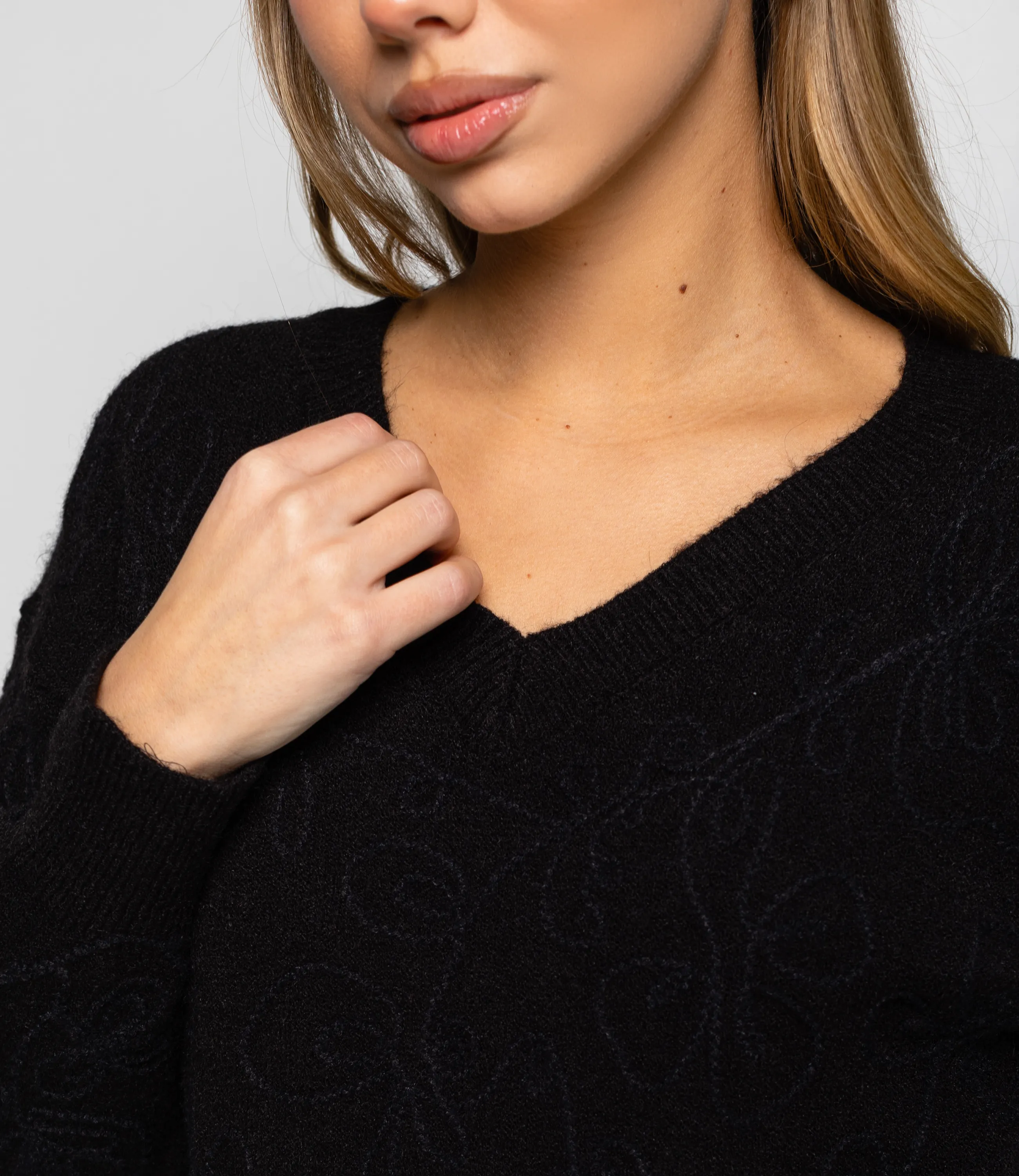 Джемпер #КТ828 (7), чёрный - фото 5