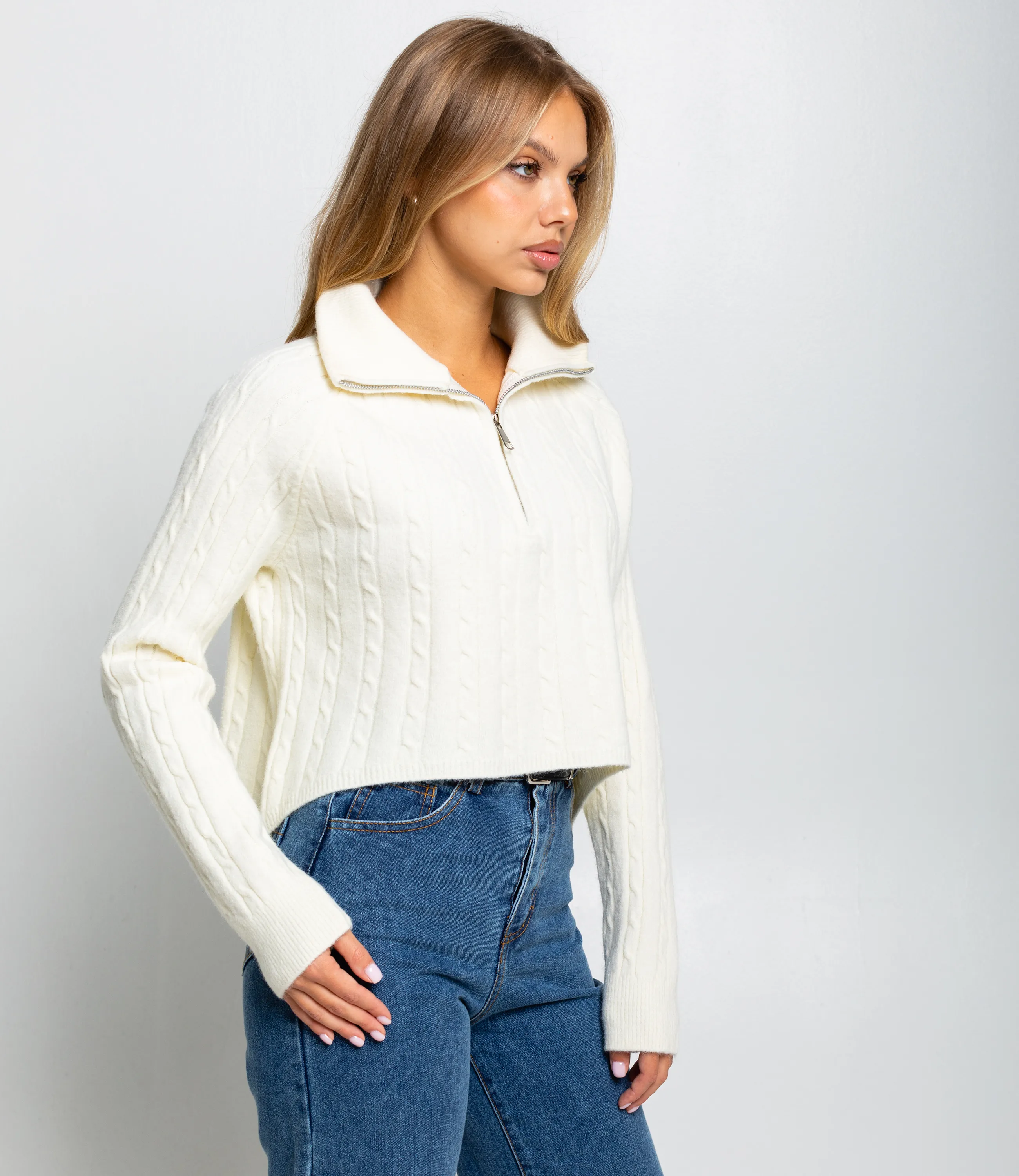 Джемпер #КТ177, кремовый - фото 2