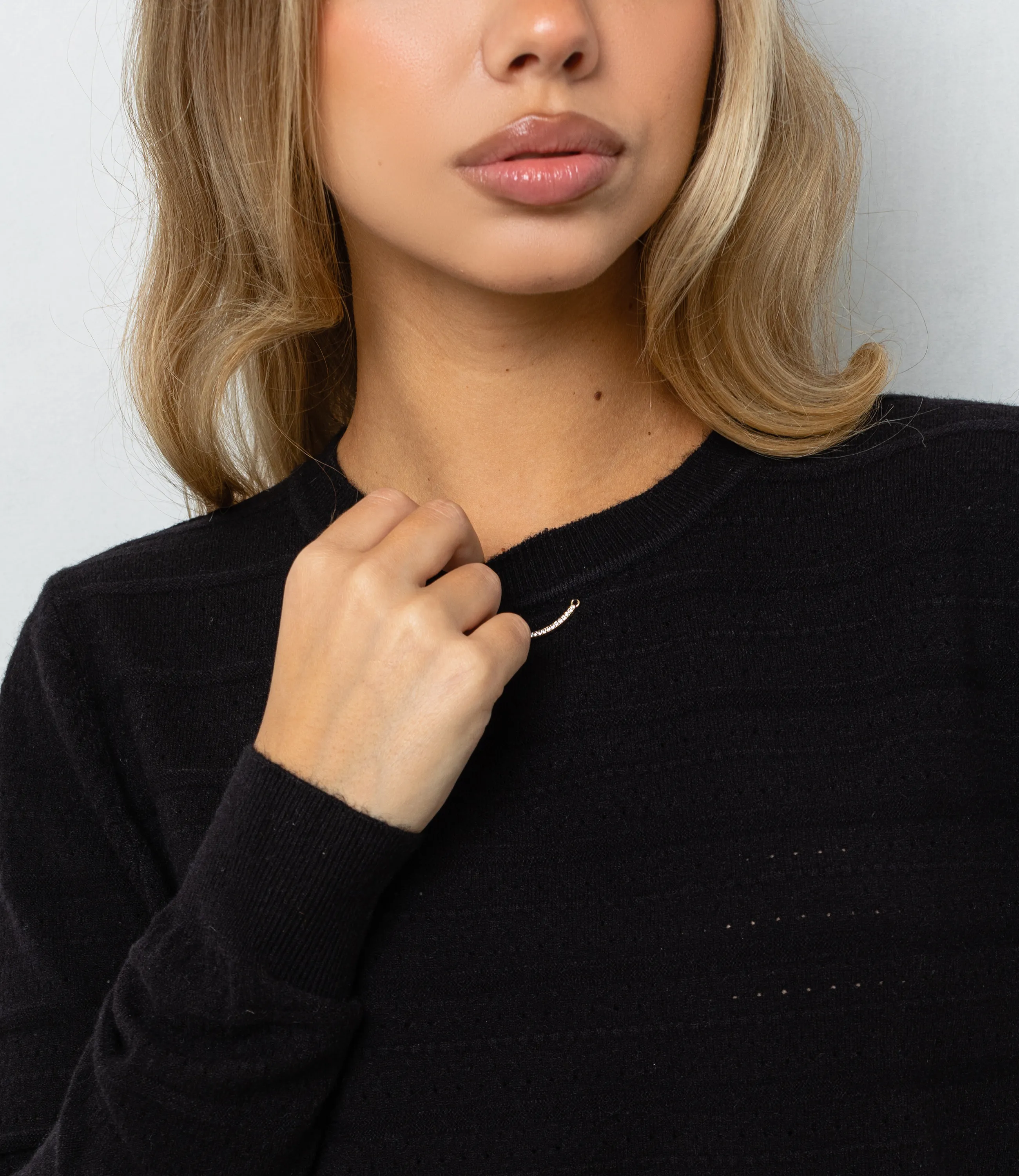 Джемпер #КТ7763, чёрный - фото 5