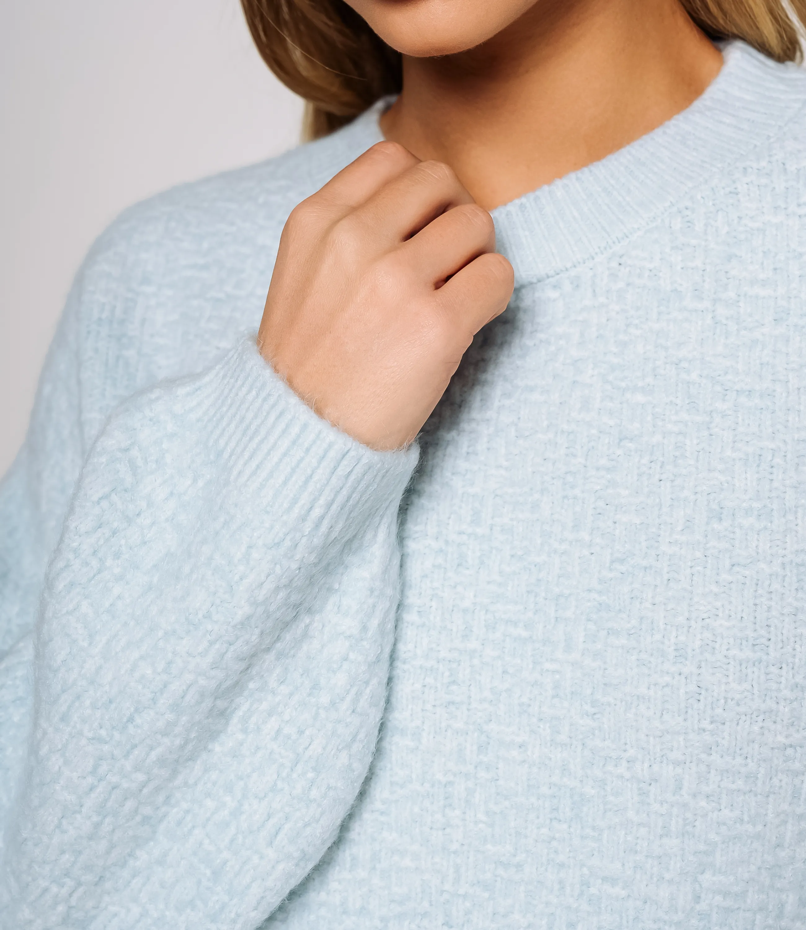 Джемпер #КТ6137, голубой - фото 5