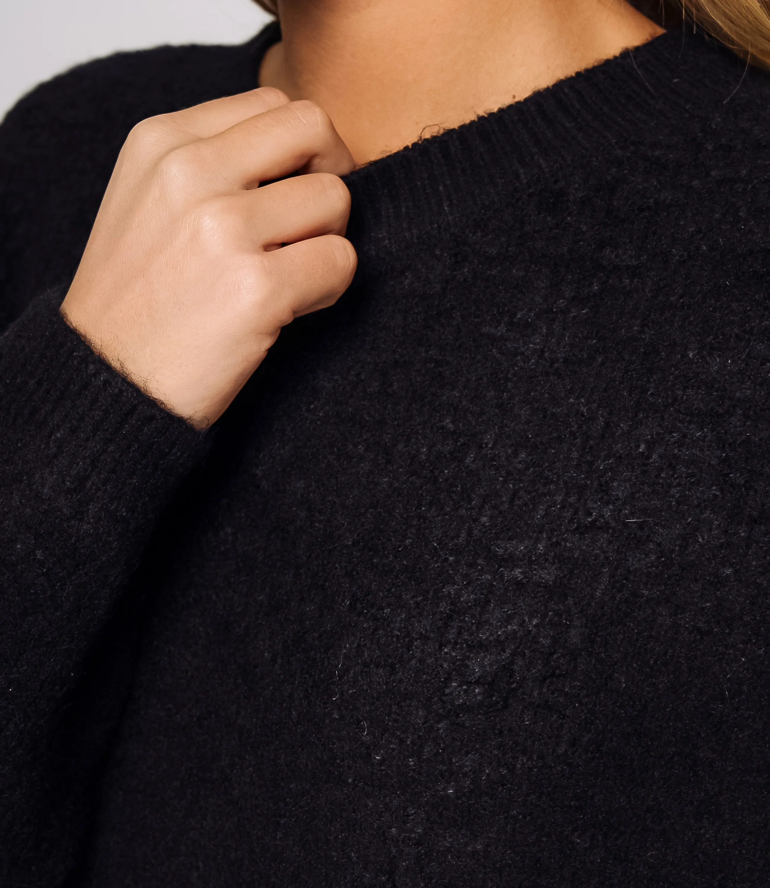 Джемпер #КТ6137, чёрный - фото 5