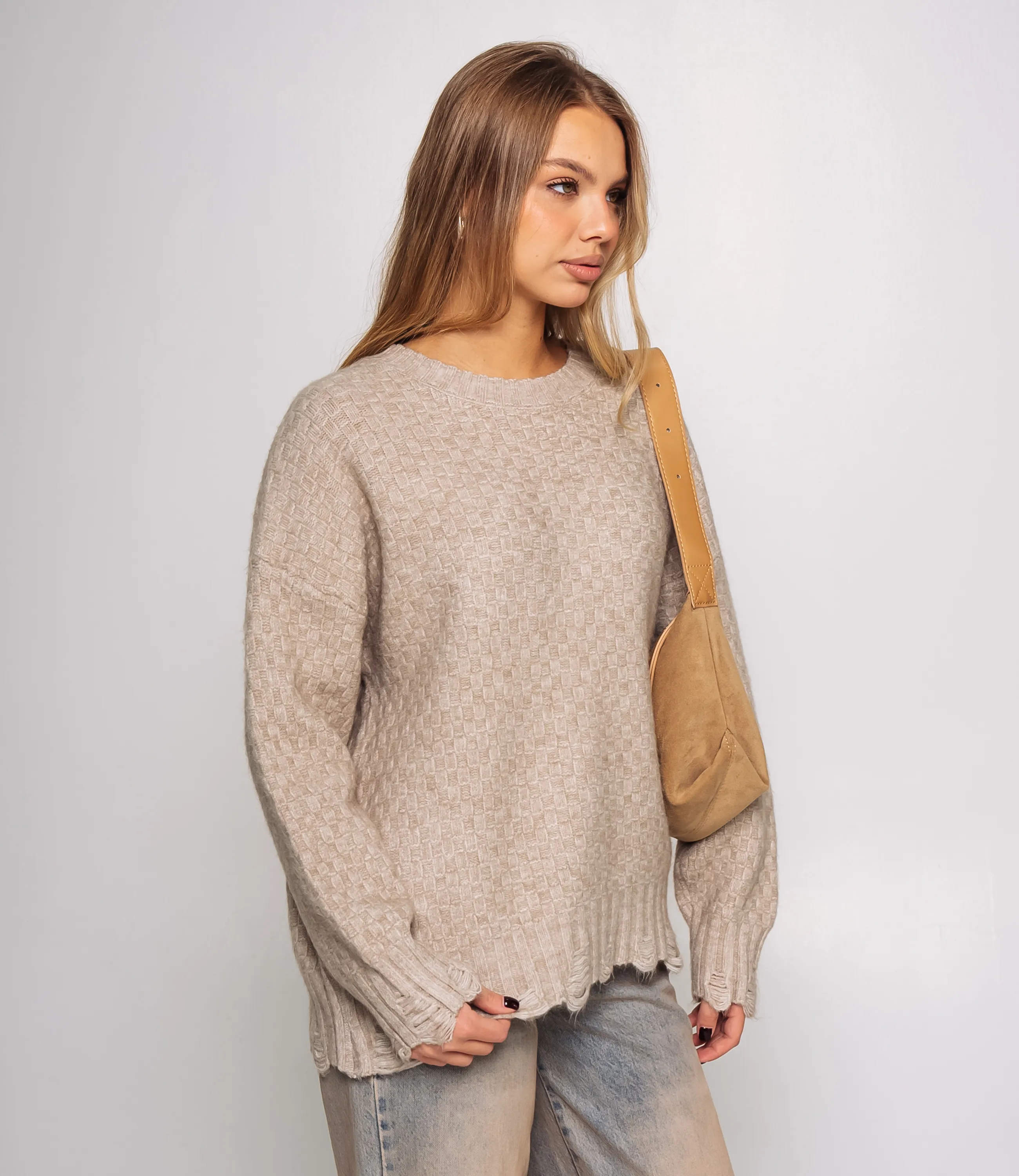 Джемпер #КТ6138 (1), бежевый - фото 2