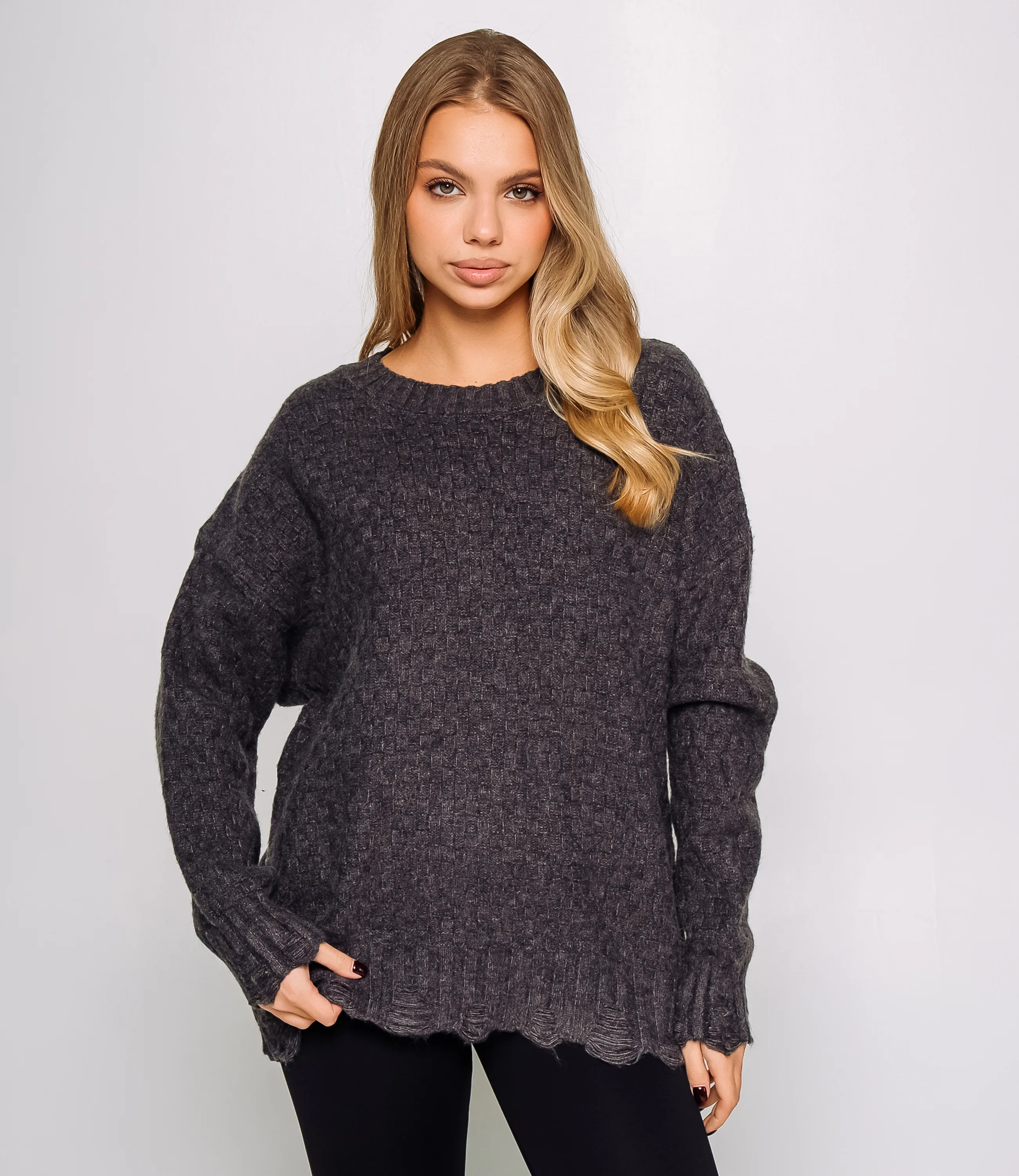 Джемпер #КТ6138 (1), графит - фото 1