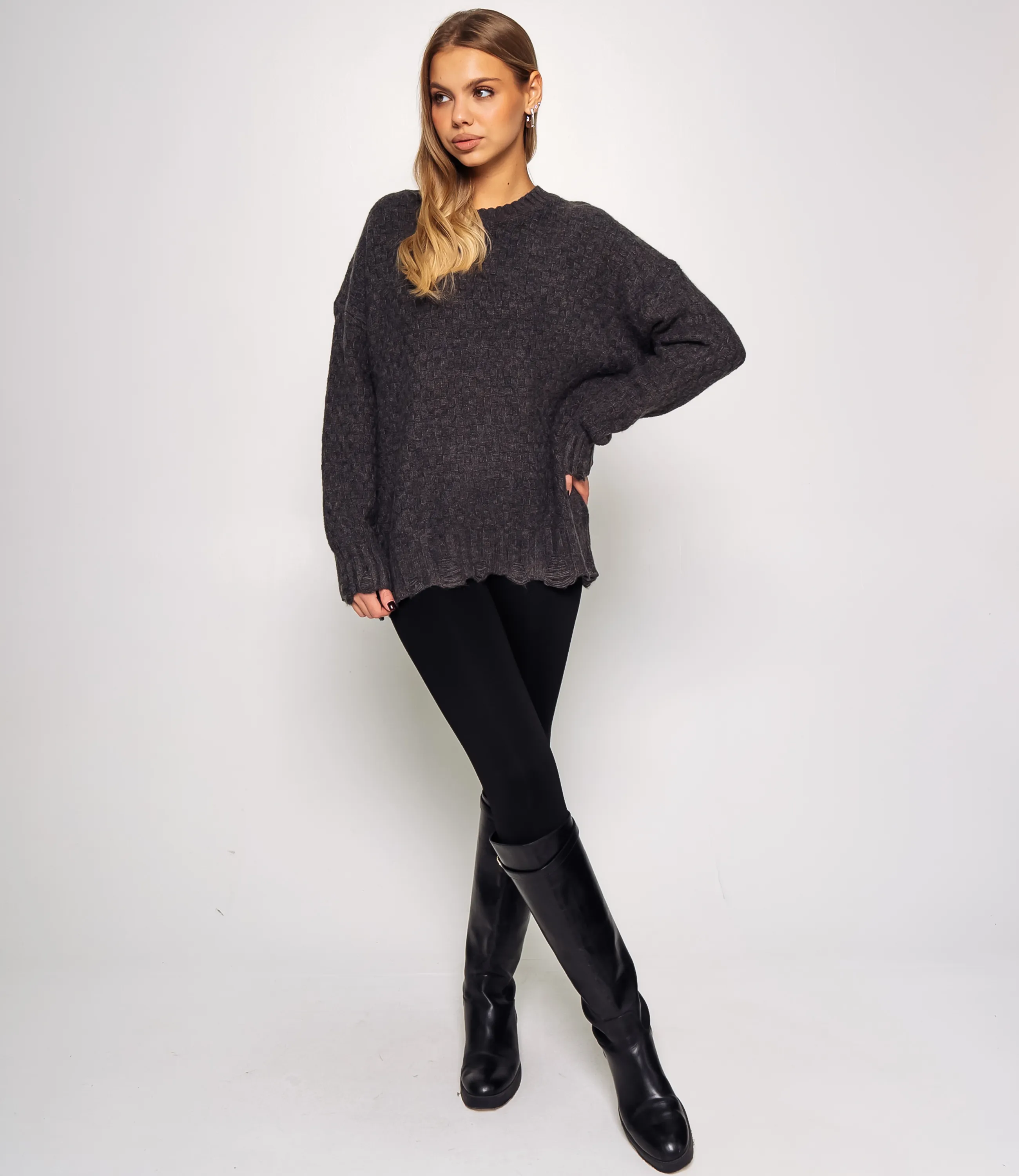 Джемпер #КТ6138 (1), графит - фото 4