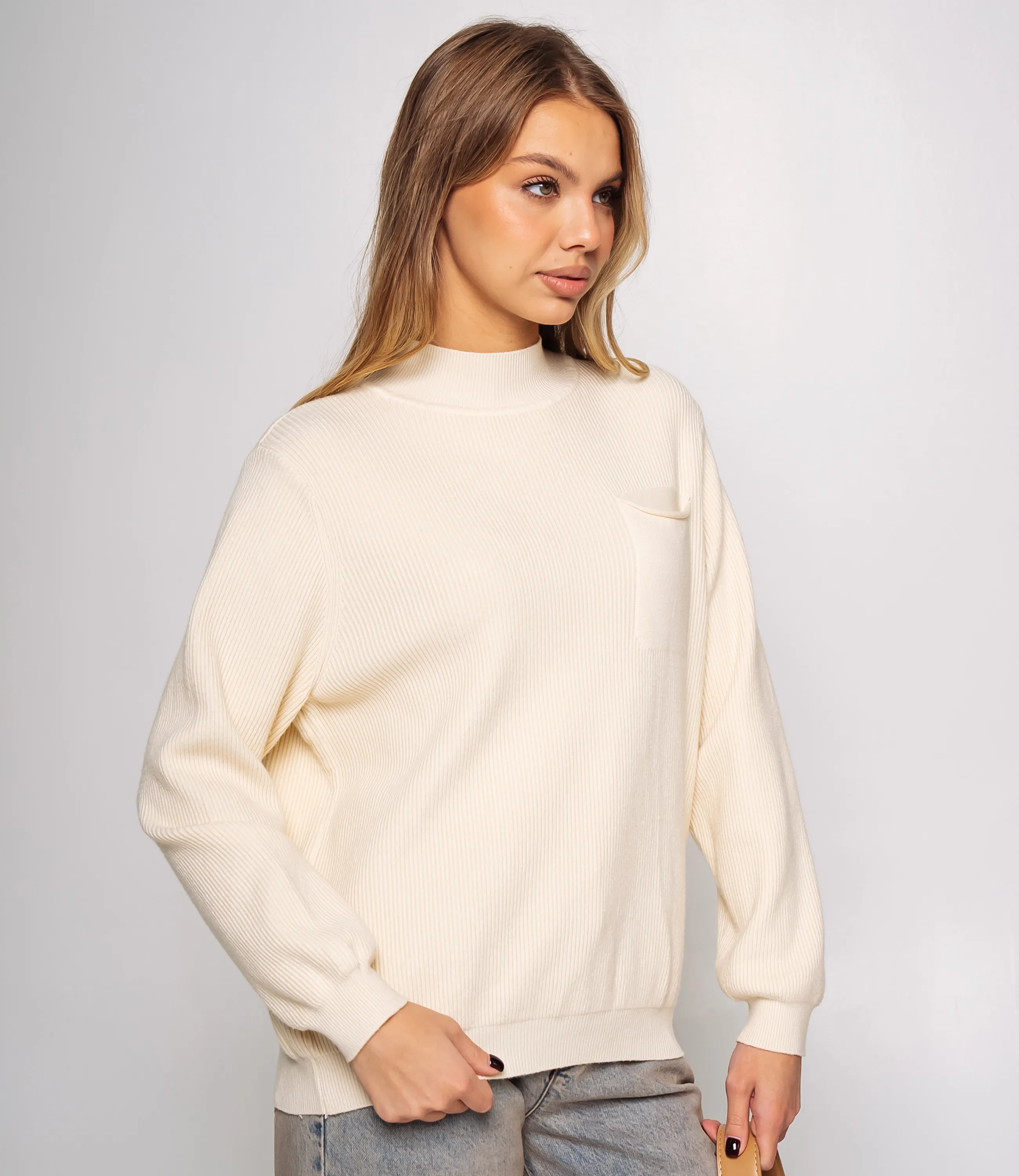 Джемпер #КТ24062, кремовый - фото 2