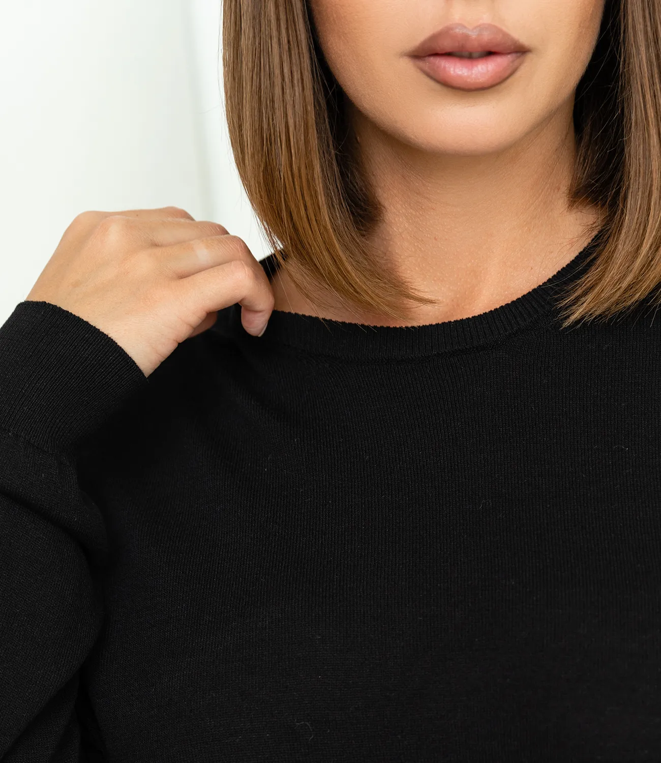 Джемпер #ОКТ125002, чёрный - фото 5