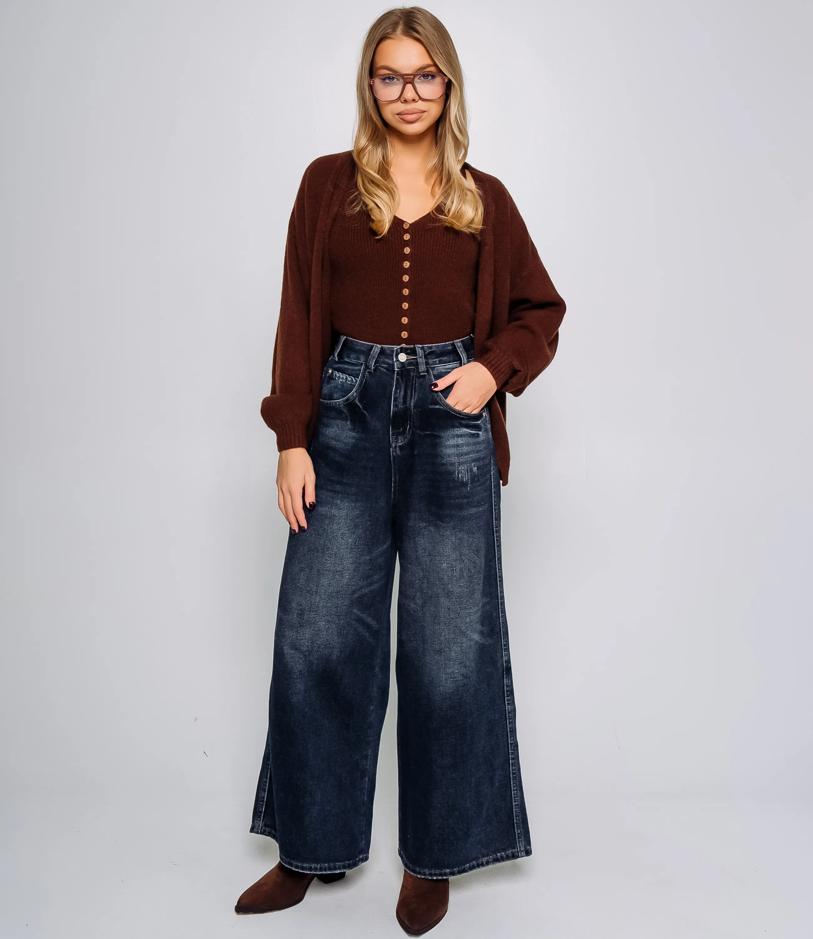 Джинсы #КТ5206 (2), тёмно-синий - фото 1