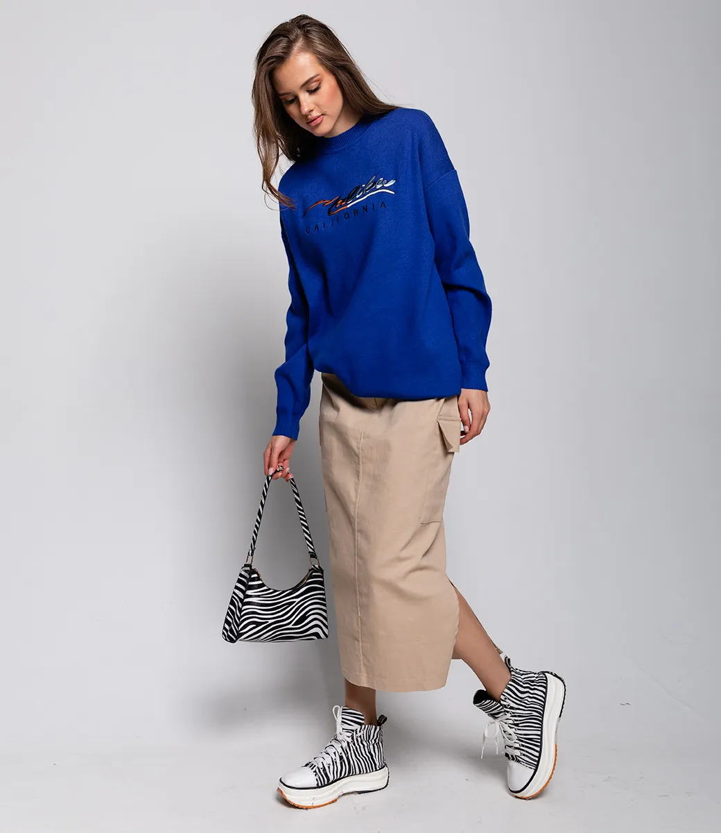 Джемпер #КТ7705, электрик - фото 2