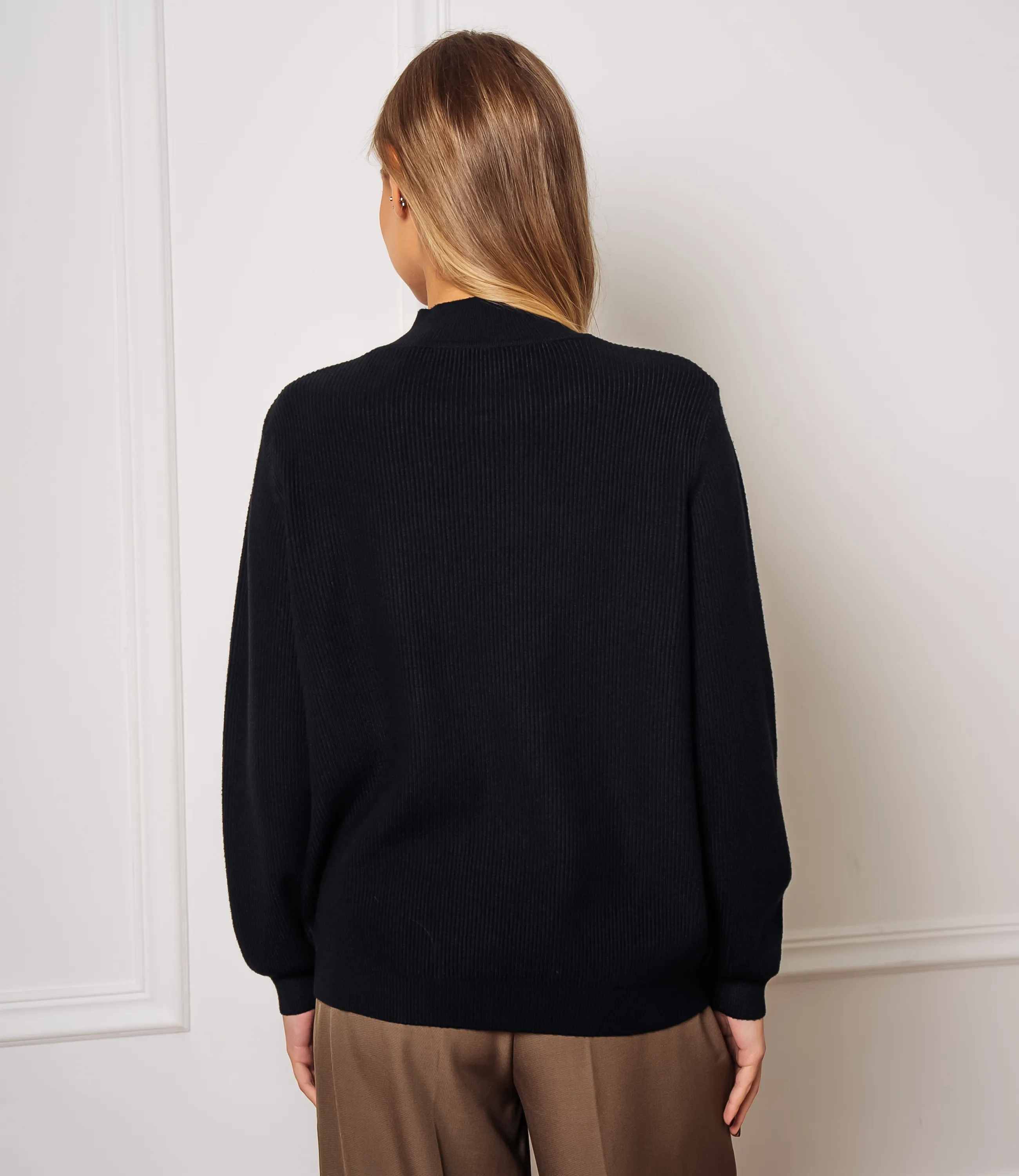 Джемпер #КТ24062, чёрный - фото 3