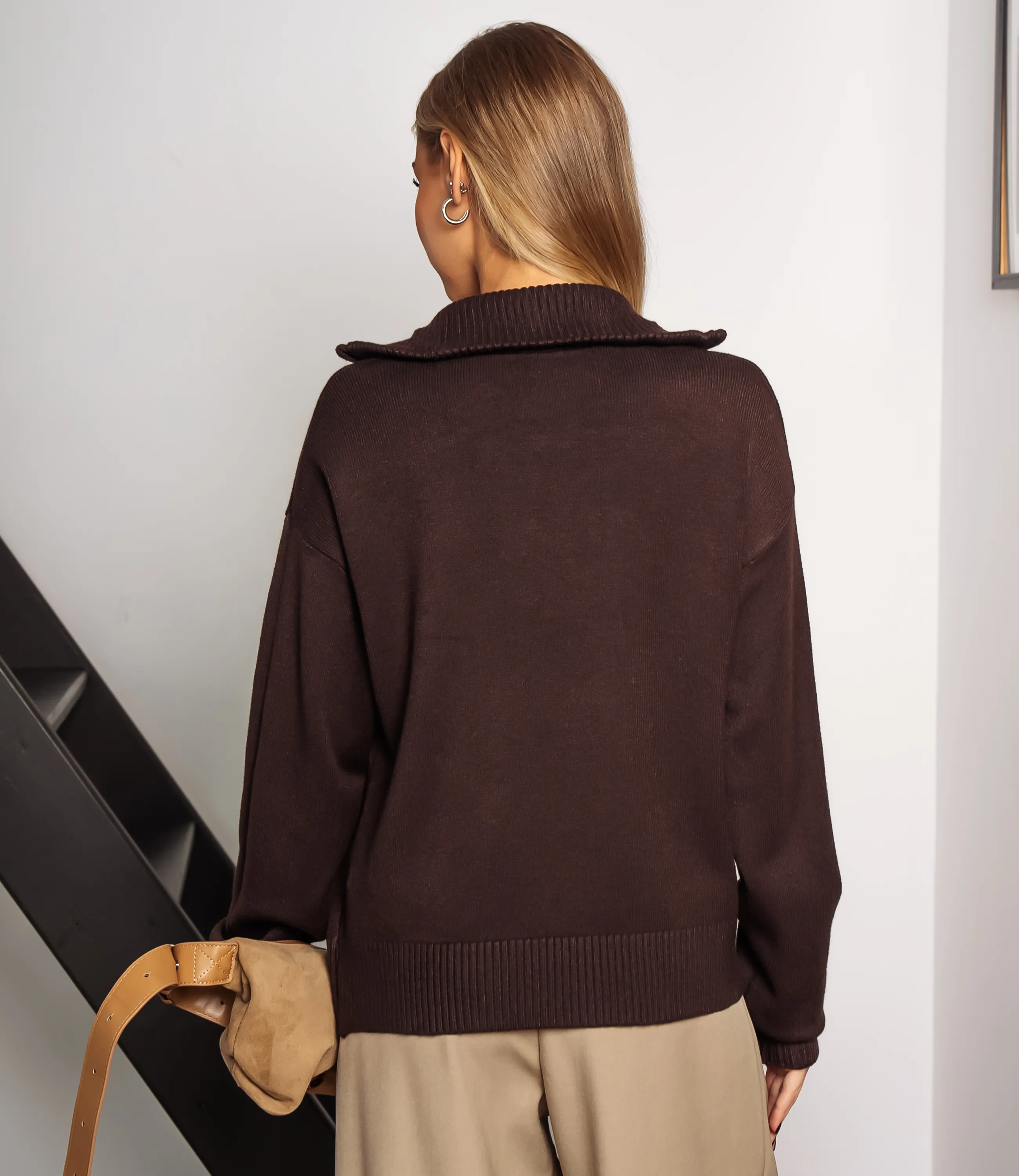 Джемпер #КТ888 (7), шоколадный - фото 3