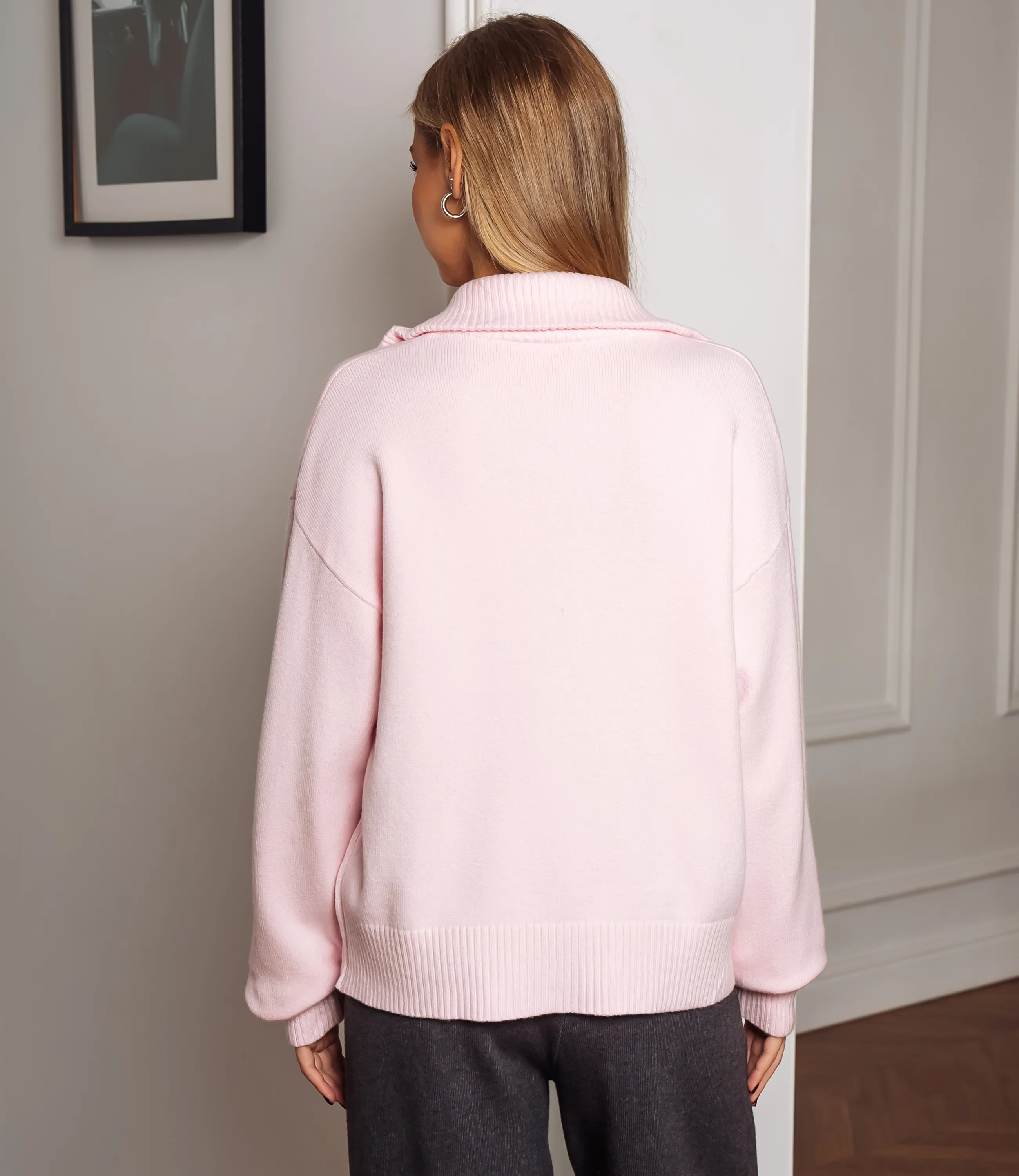 Джемпер #КТ888 (7), розовый - фото 3