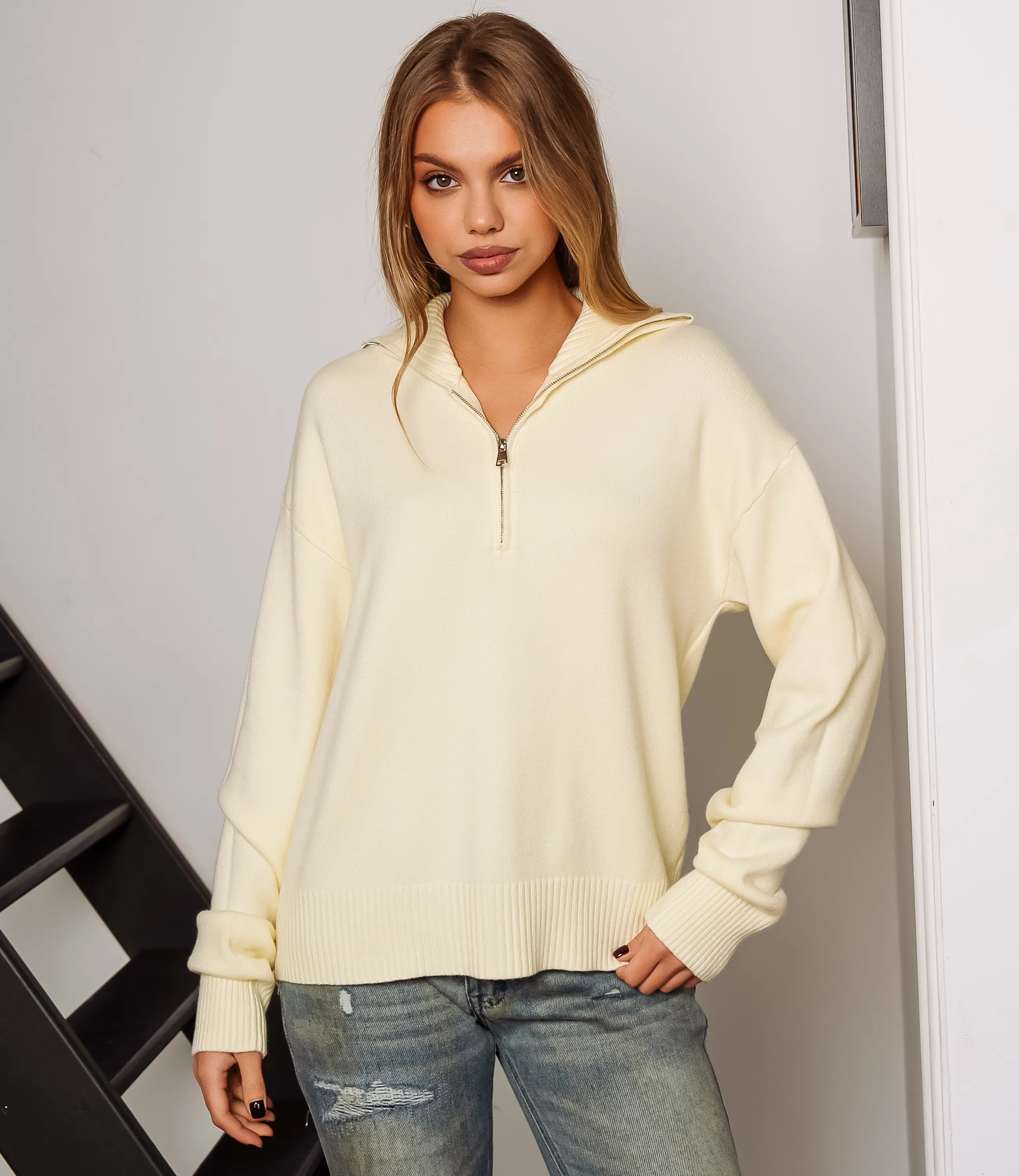 Джемпер #КТ888 (7), жёлтый - фото 1