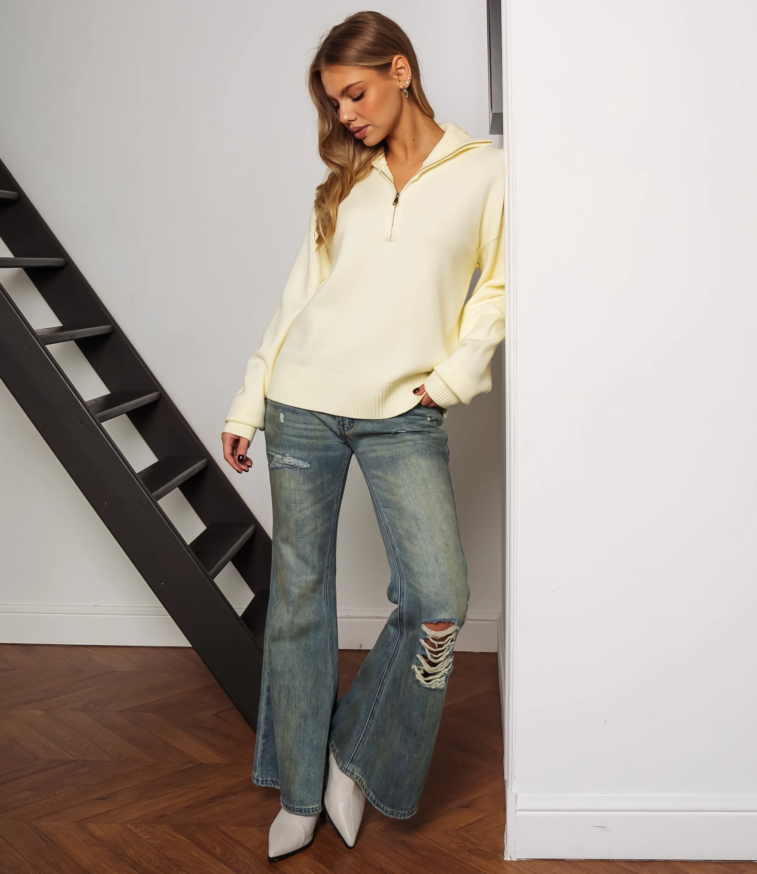 Джемпер #КТ888 (7), жёлтый - фото 4