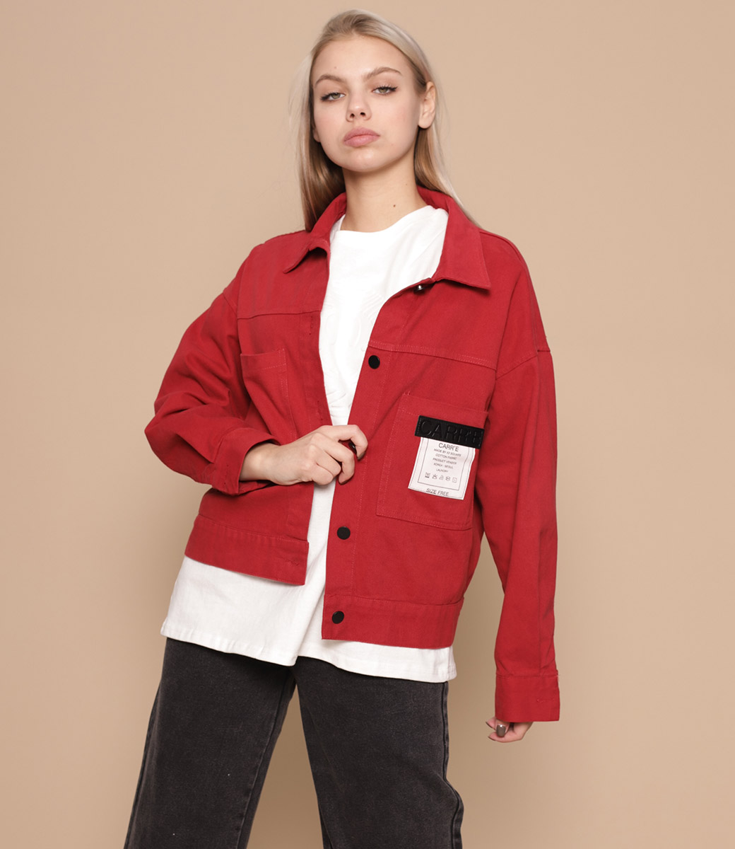 Куртка #6007, красный