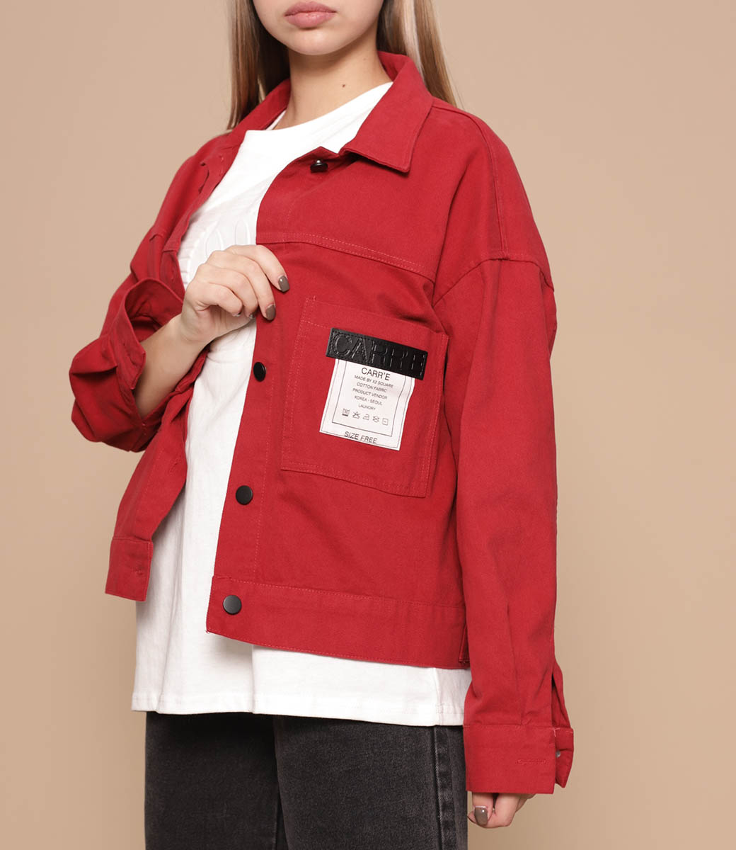 Куртка #6007*, красный - фото 5