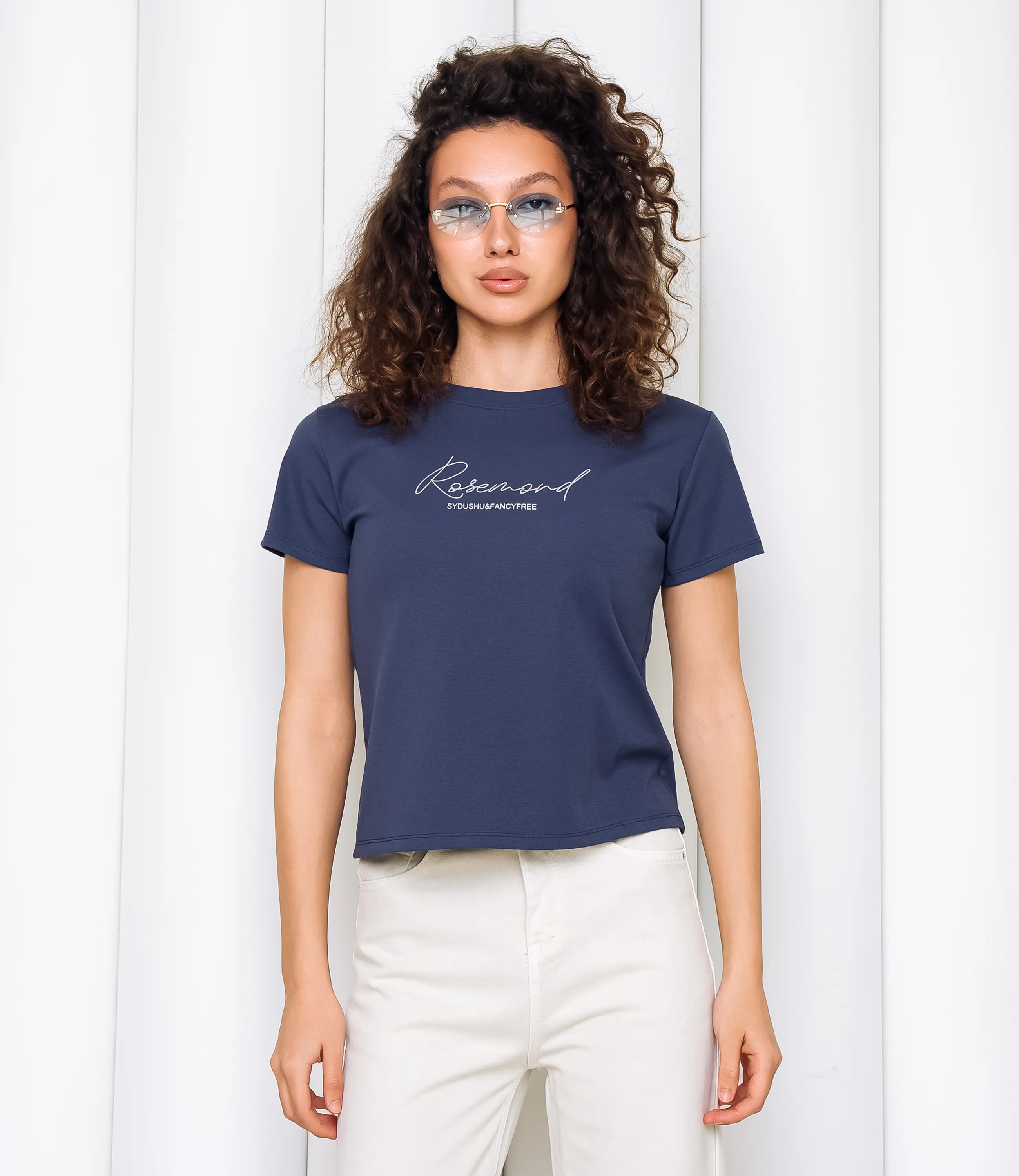 Футболка #КТ4502, синий - фото 1