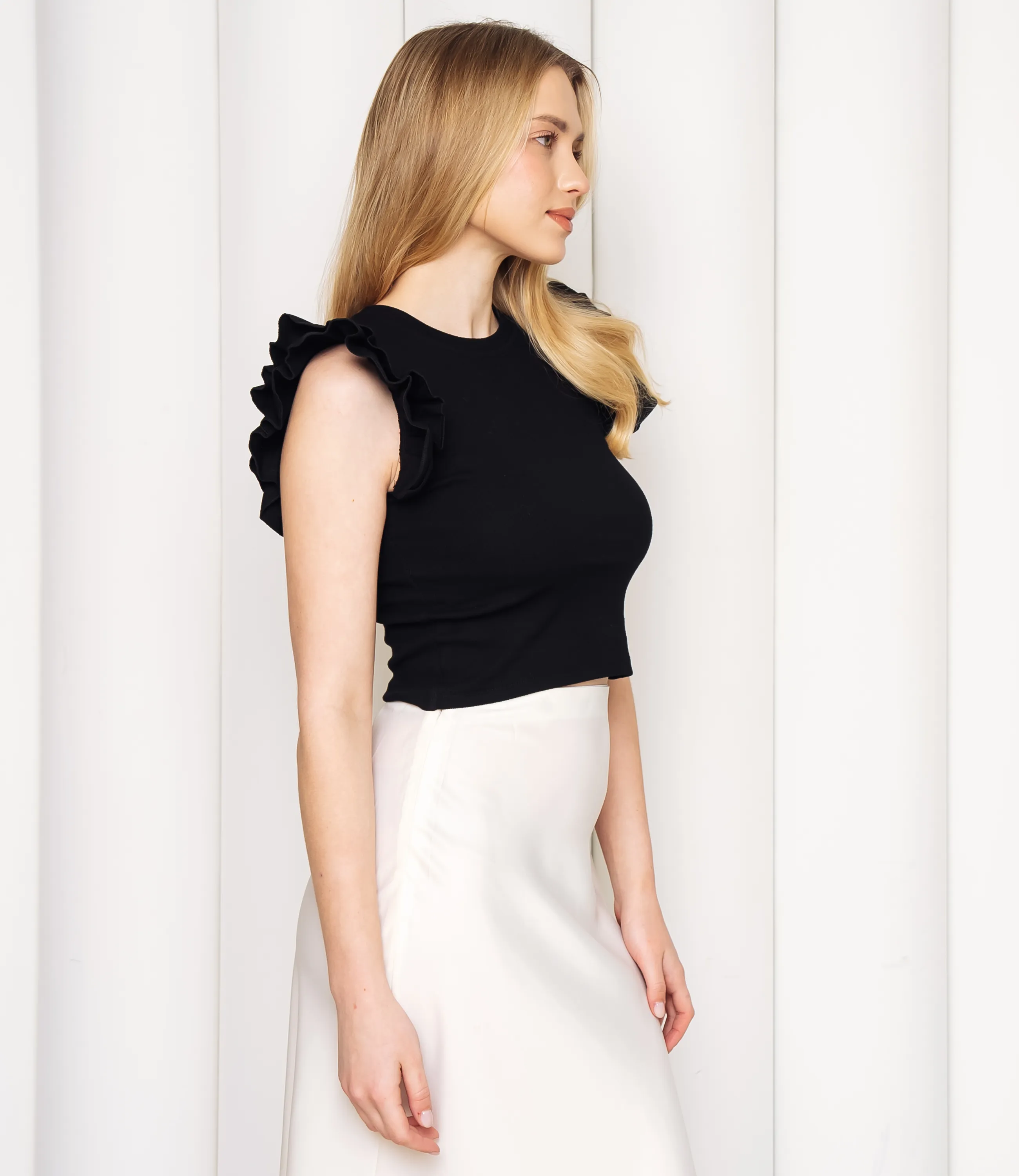 Футболка #ОКТ085006, чёрный - фото 2