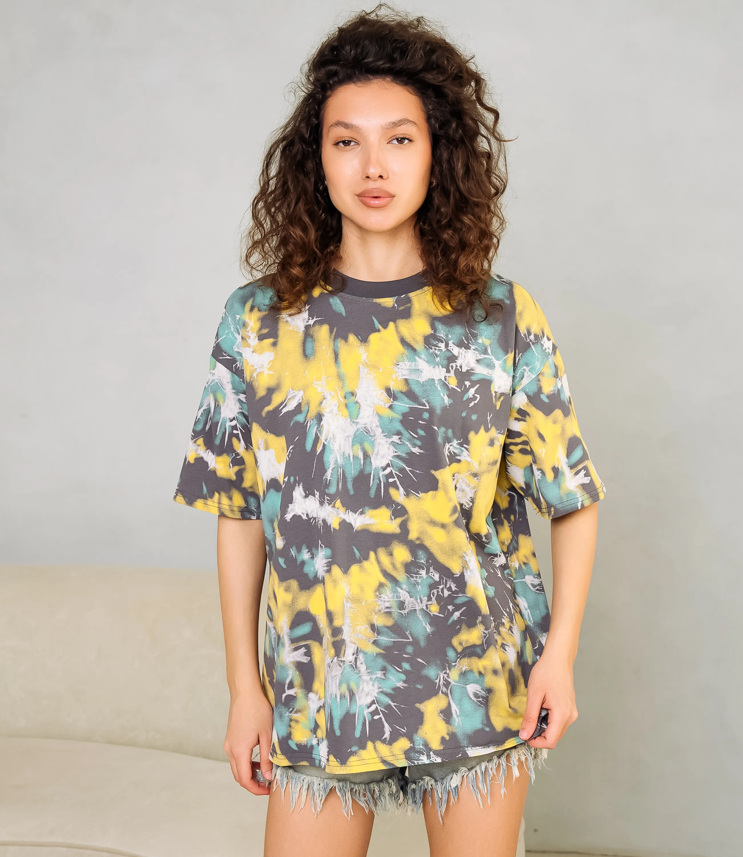 Футболка #КТ1622, тёмно-серый - фото 1